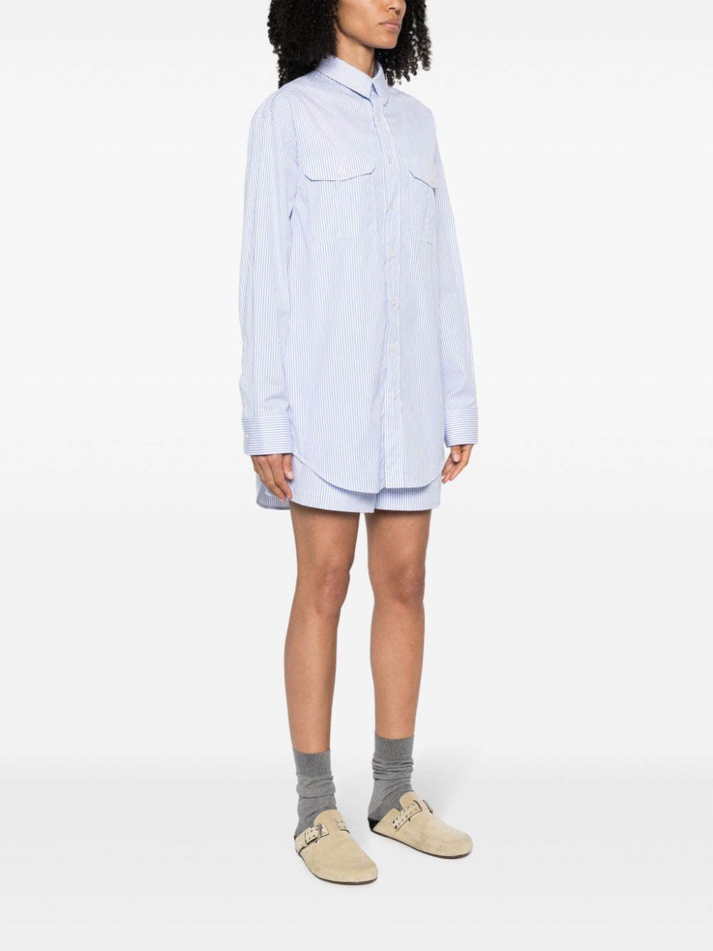 WARDROBE.NYC SHIRT DRESS MINI Size XS / US 0-2 / IT 36-38 - 6 Thumbnail