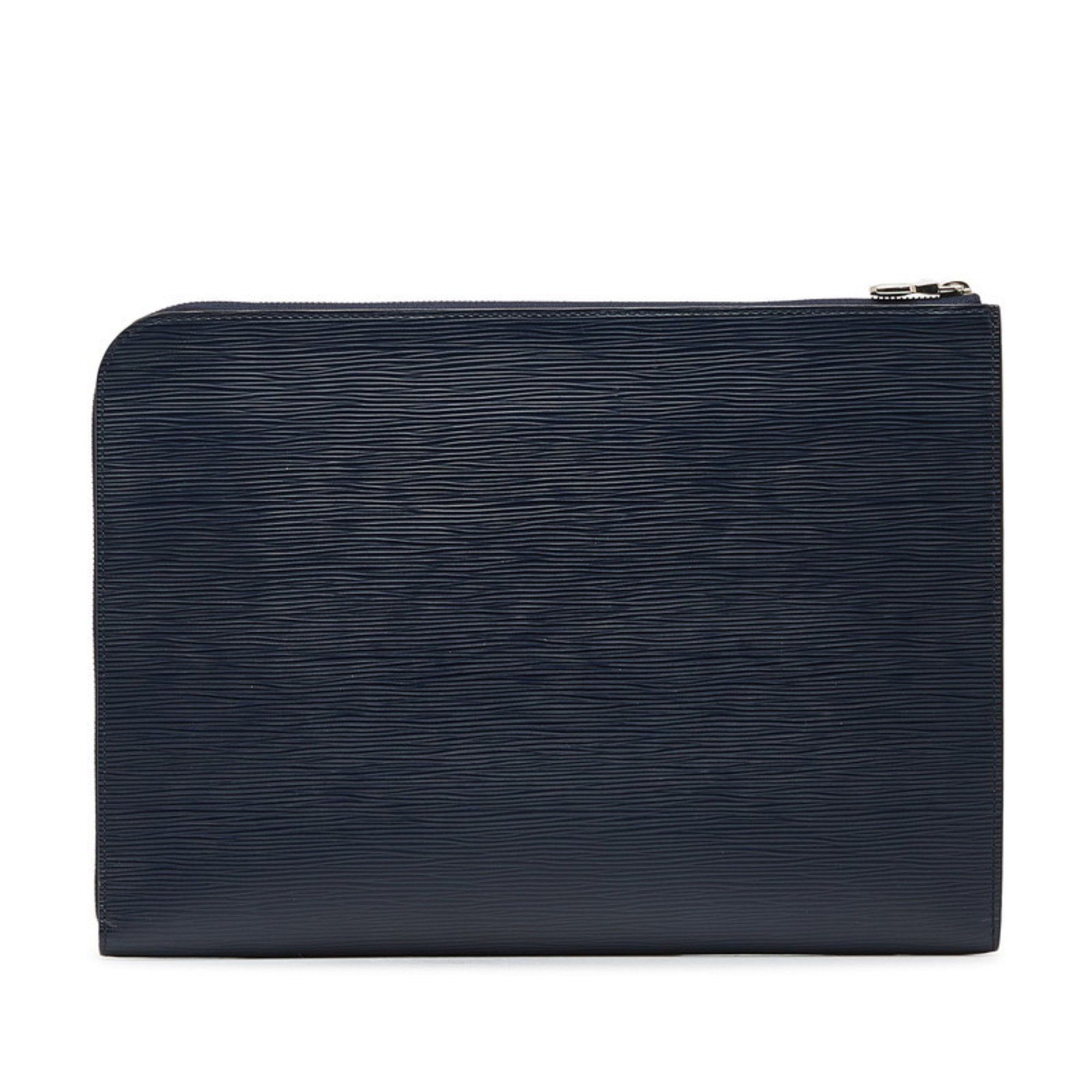 Louis Vuitton Louis Vuitton Epi Pochette Jour GM Clutch Bag Second M64154 Blue Marine Navy Leather Men's LOUIS VUITTON Size ONE SIZE - 3 Thumbnail