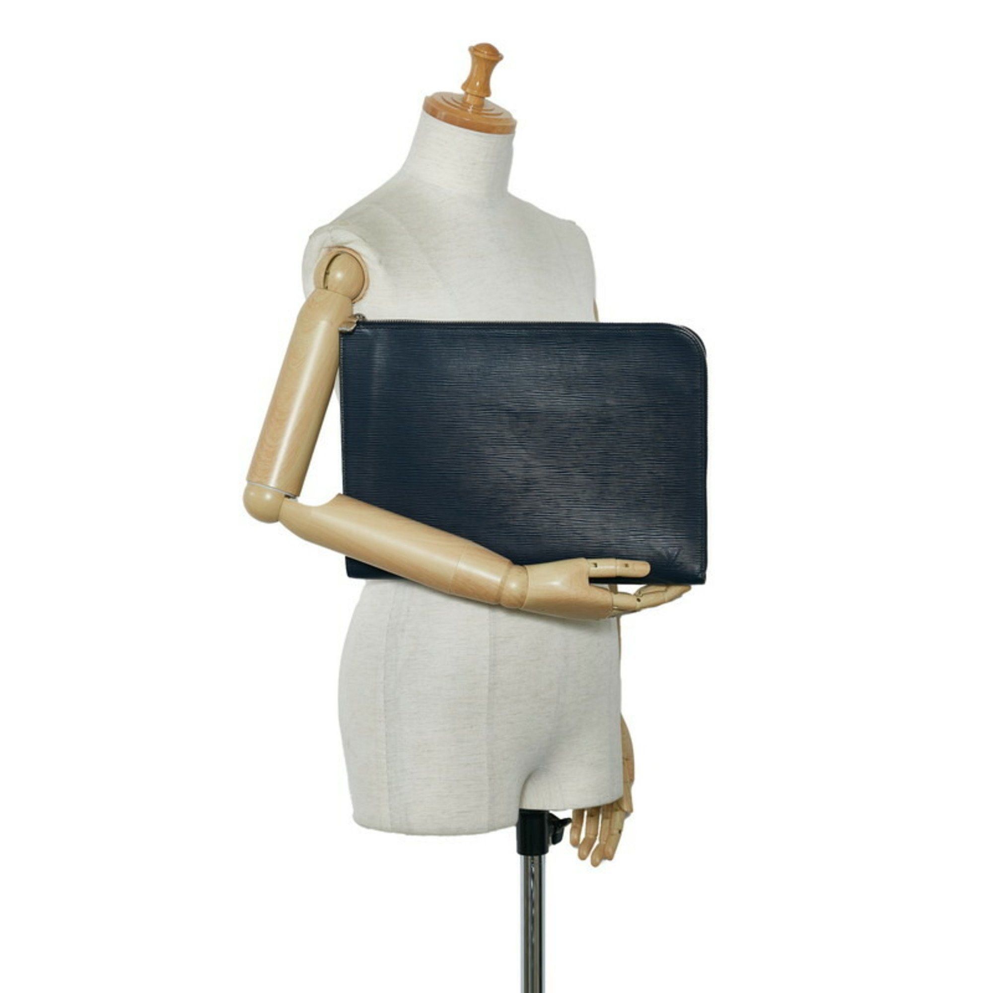 Louis Vuitton Louis Vuitton Epi Pochette Jour GM Clutch Bag Second M64154 Blue Marine Navy Leather Men's LOUIS VUITTON Size ONE SIZE - 10 Thumbnail