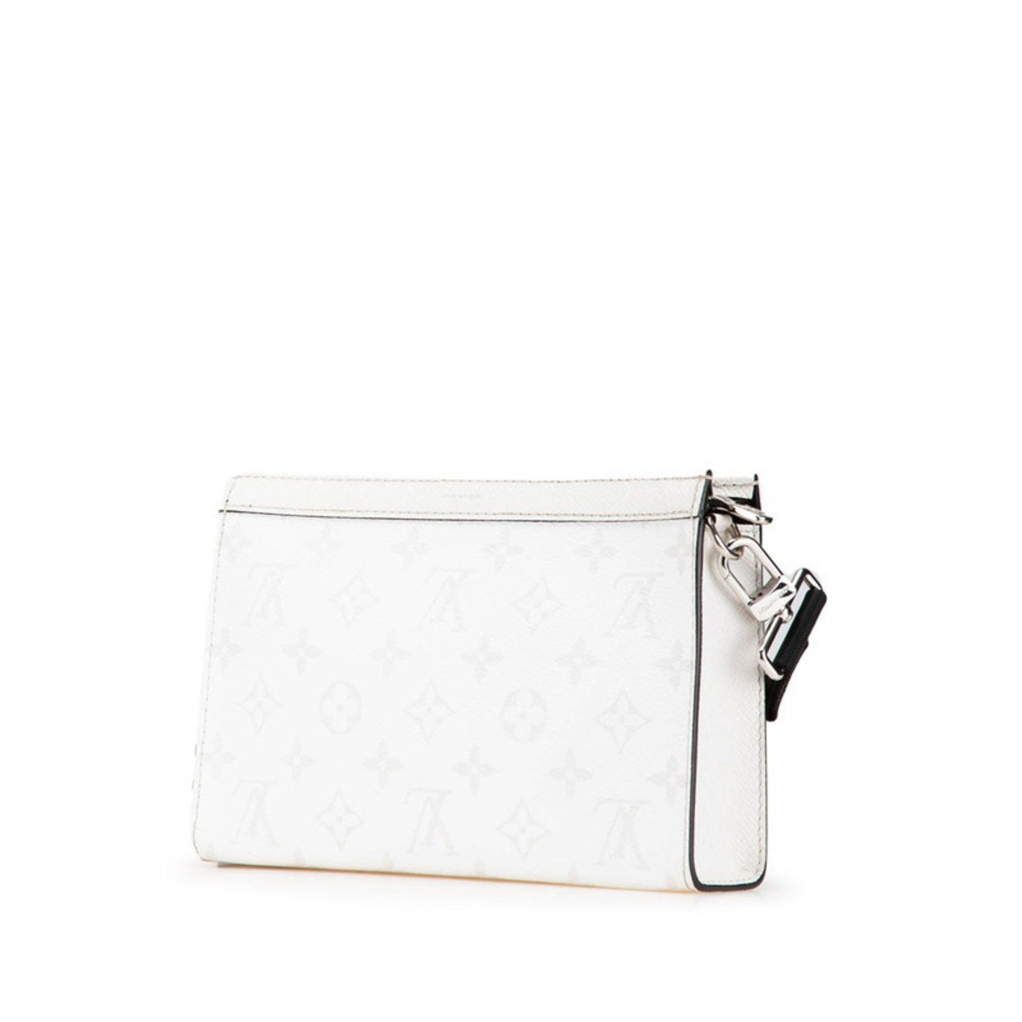 Louis Vuitton Louis Vuitton Taigarama Gaston Wearable Wallet Shoulder Bag M30935 Bron White PVC Leather Men's LOUIS VUITTON Size ONE SIZE - 3 Thumbnail