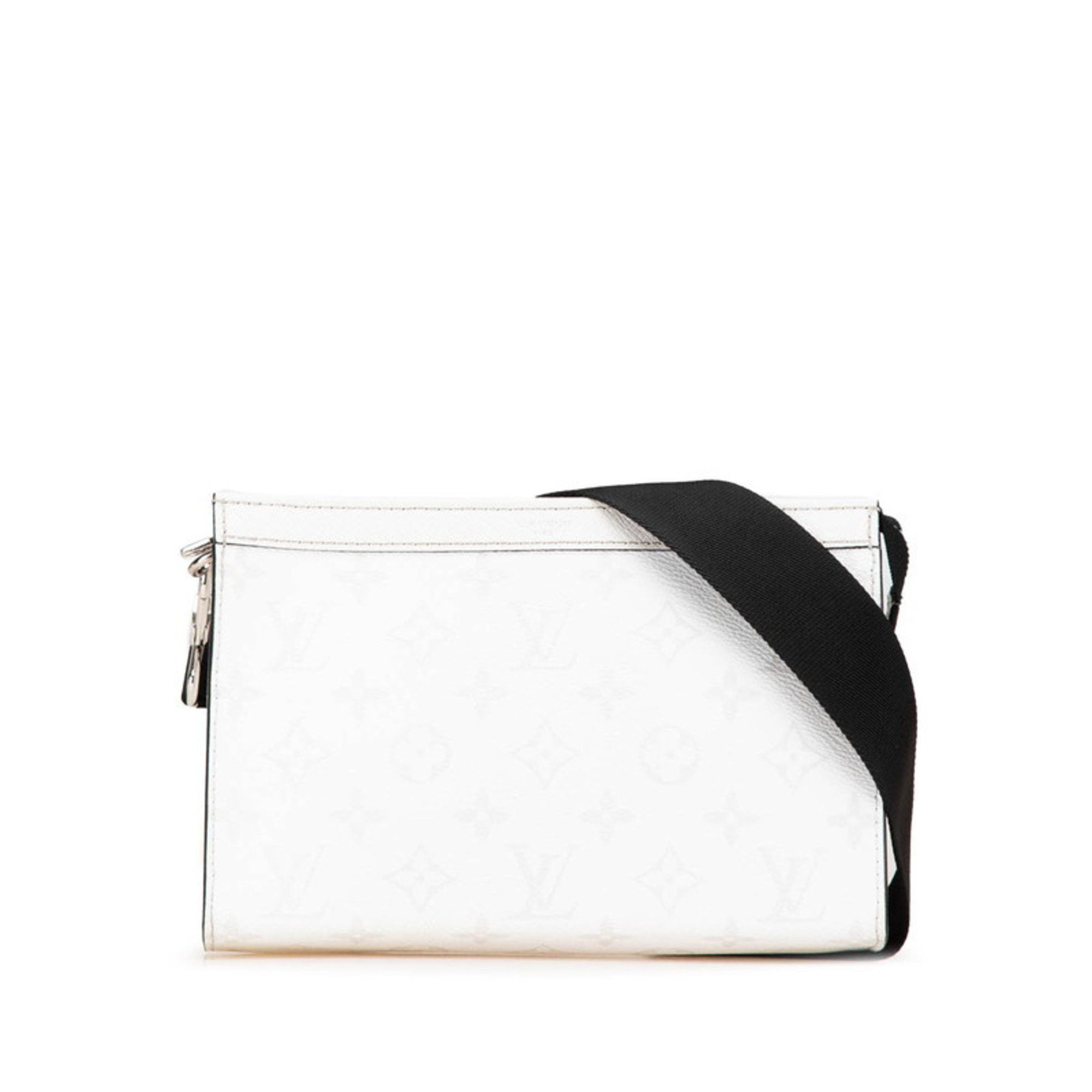 Louis Vuitton Louis Vuitton Taigarama Gaston Wearable Wallet Shoulder Bag M30935 Bron White PVC Leather Men's LOUIS VUITTON Size ONE SIZE - 2 Thumbnail