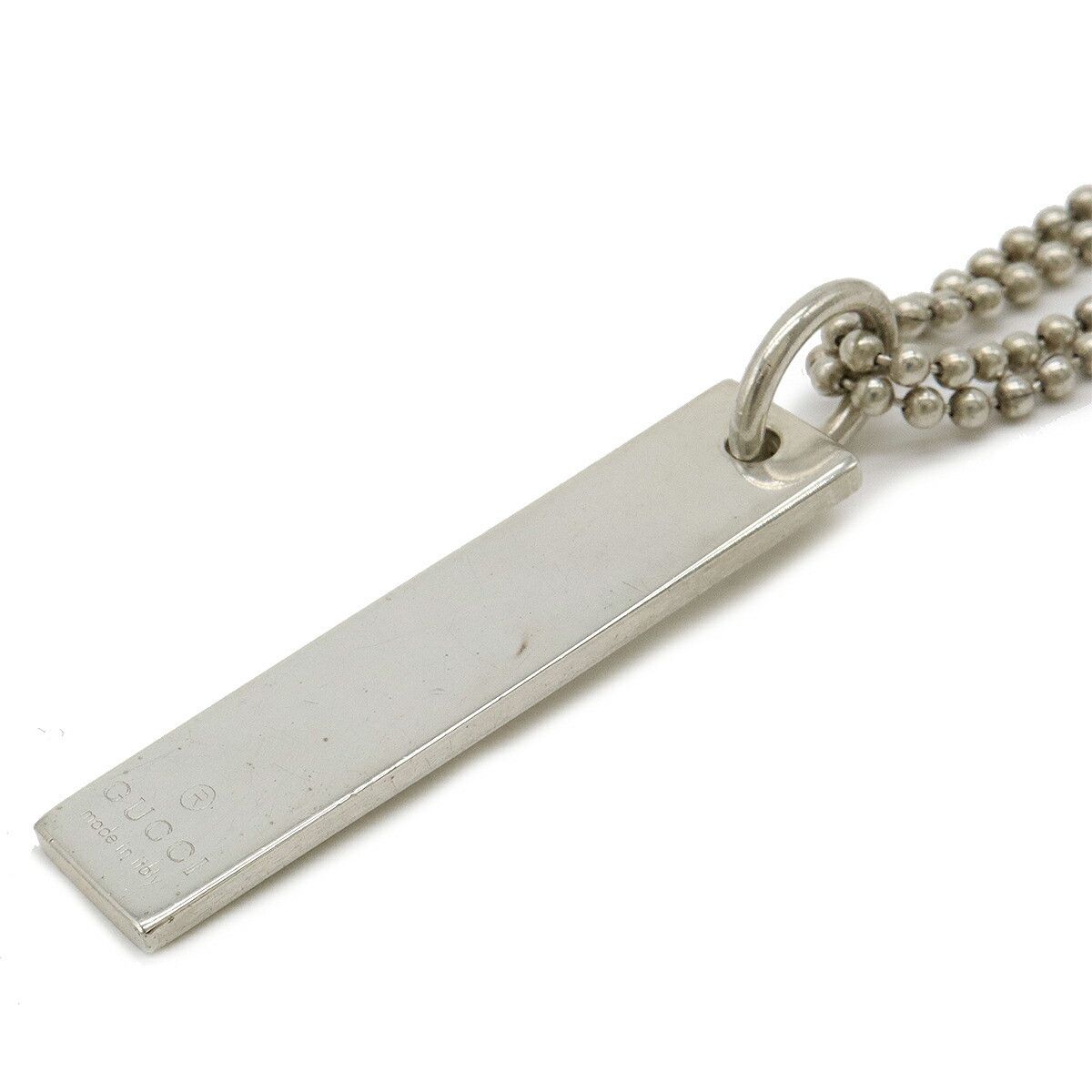 Gucci Gucci Gucci Double Chain Silver Necklace Metal Necklace Size ONE SIZE - 3 Thumbnail