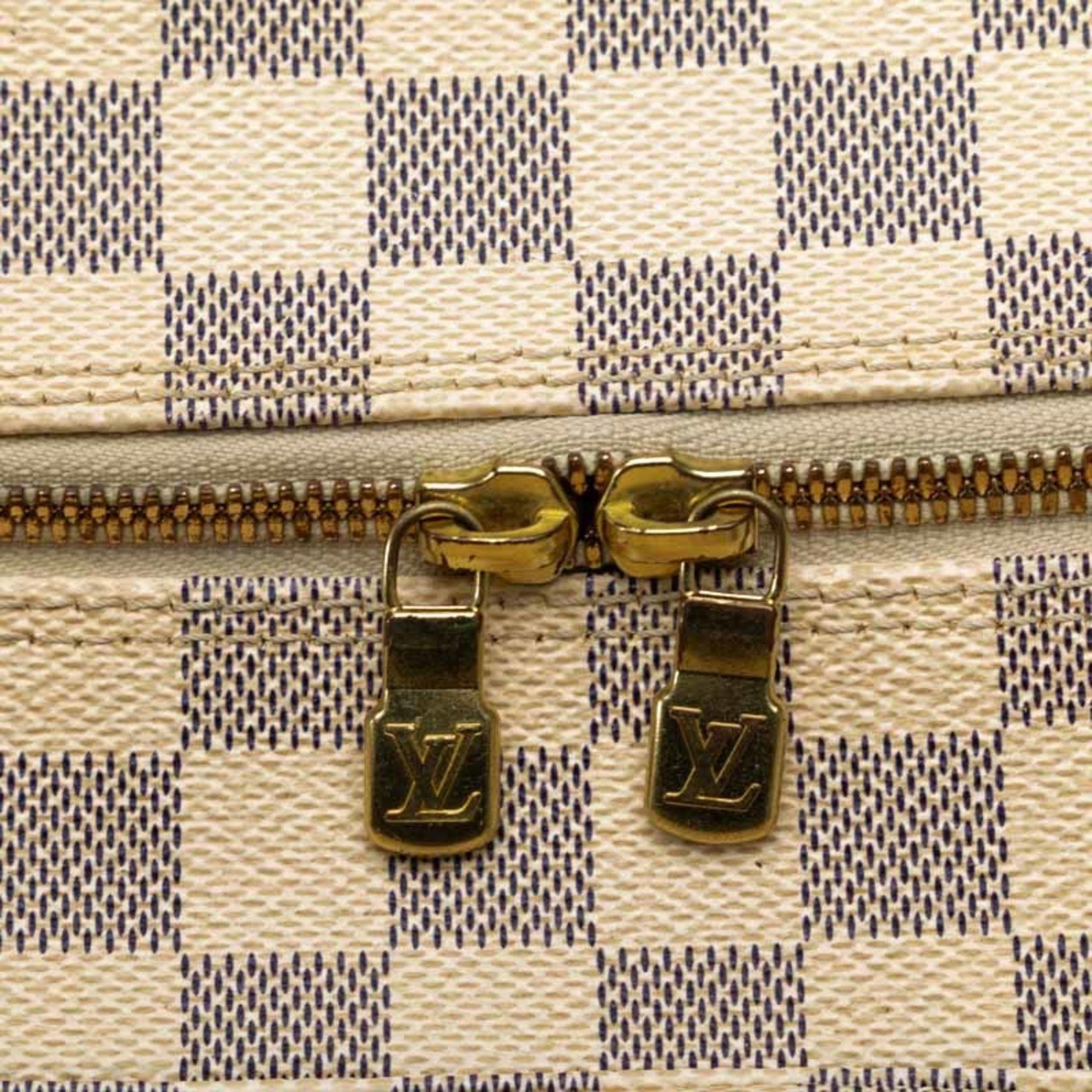 Louis Vuitton Louis Vuitton Damier Azur Naviglio Shoulder Bag N51189 White PVC Leather Women's LOUIS VUITTON Size ONE SIZE - 9 Thumbnail