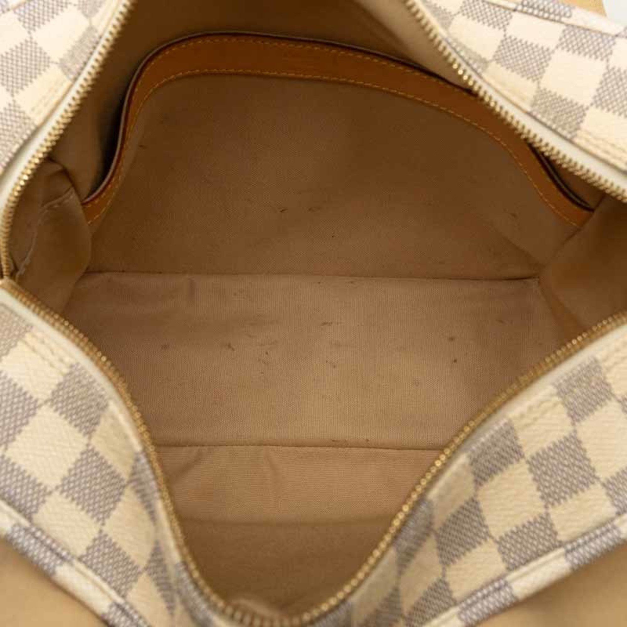 Louis Vuitton Louis Vuitton Damier Azur Naviglio Shoulder Bag N51189 White PVC Leather Women's LOUIS VUITTON Size ONE SIZE - 10 Thumbnail
