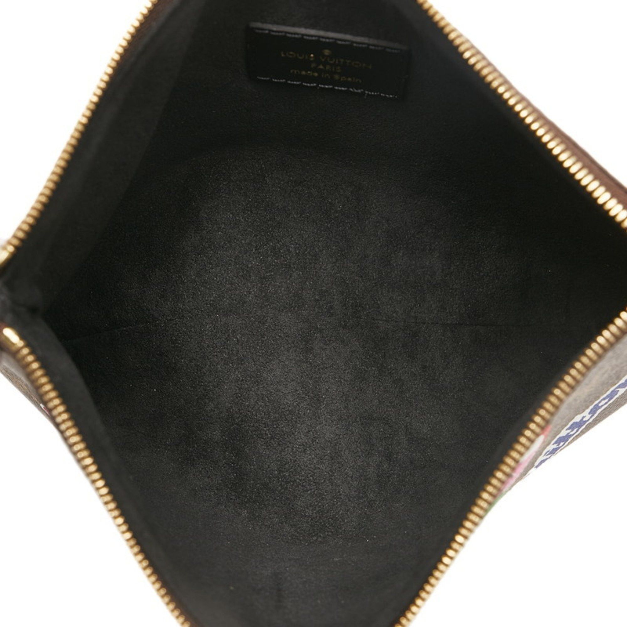 Louis Vuitton Louis Vuitton Monogram City Pouch Patches Collection M63447 Brown Multicolor PVC Men's LOUIS VUITTON Size ONE SIZE - 6 Thumbnail