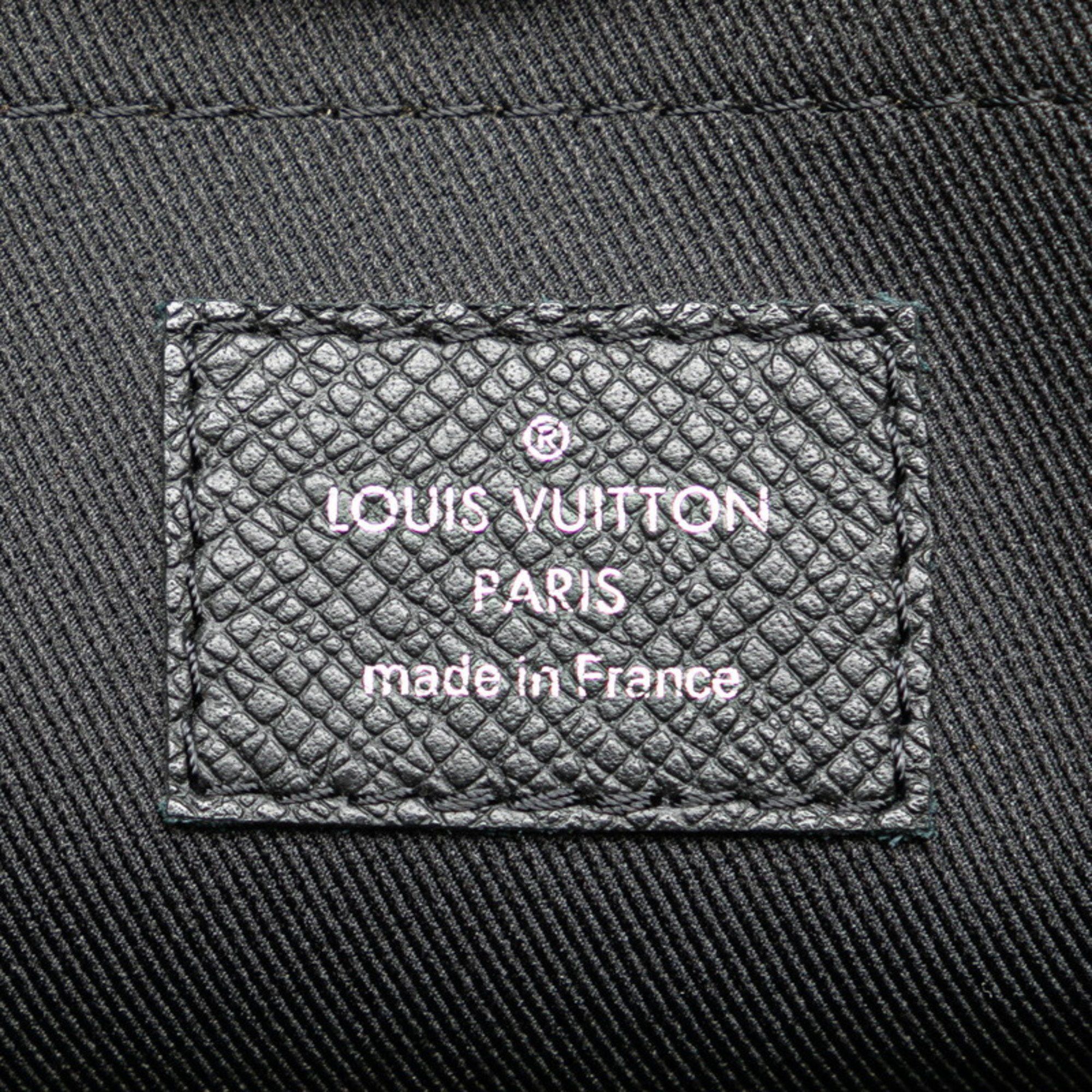 Louis Vuitton Louis Vuitton Taiga Pochette Apollo Clutch Bag Second M30086 Noir Black Leather Men's LOUIS VUITTON Size ONE SIZE - 5 Thumbnail