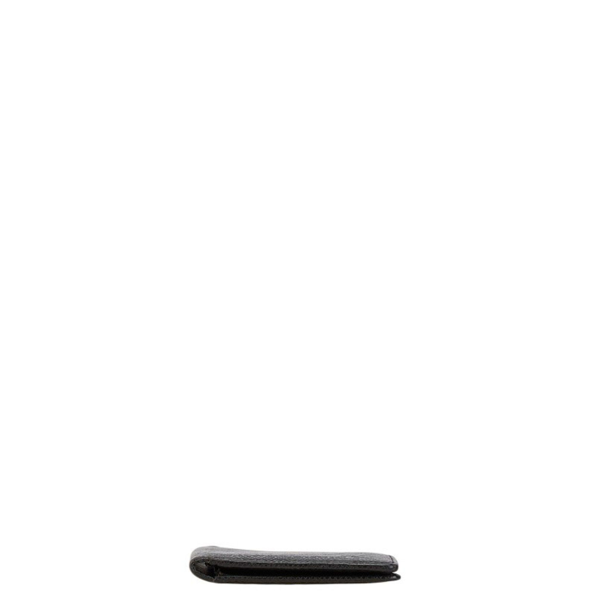 Louis Vuitton Louis Vuitton Taiga Porte-Valeur Carte Credit Bi-fold Wallet M30392 Black Leather Men's LOUIS VUITTON Size ONE SIZE - 3 Thumbnail