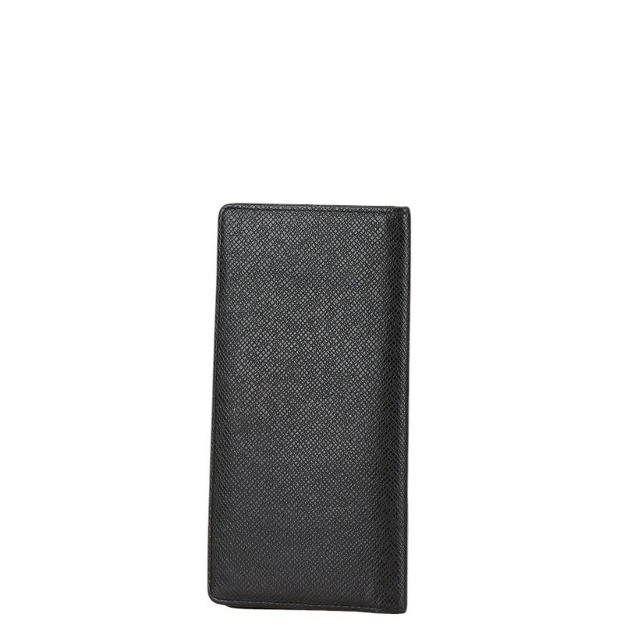 Louis Vuitton Louis Vuitton Taiga Porte-Valeur Carte Credit Bi-fold Wallet M30392 Black Leather Men's LOUIS VUITTON Size ONE SIZE - 2 Thumbnail