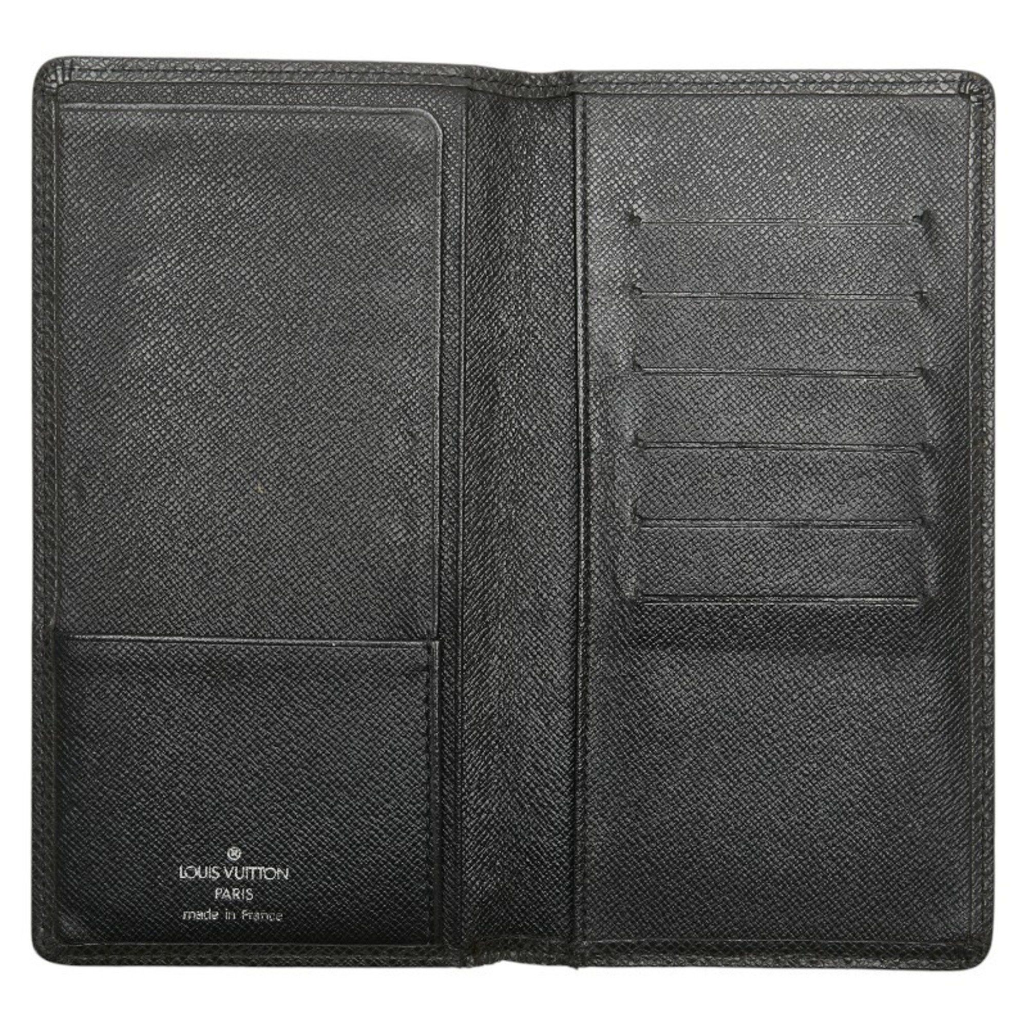 Louis Vuitton Louis Vuitton Taiga Porte-Valeur Carte Credit Bi-fold Wallet M30392 Black Leather Men's LOUIS VUITTON Size ONE SIZE - 5 Thumbnail