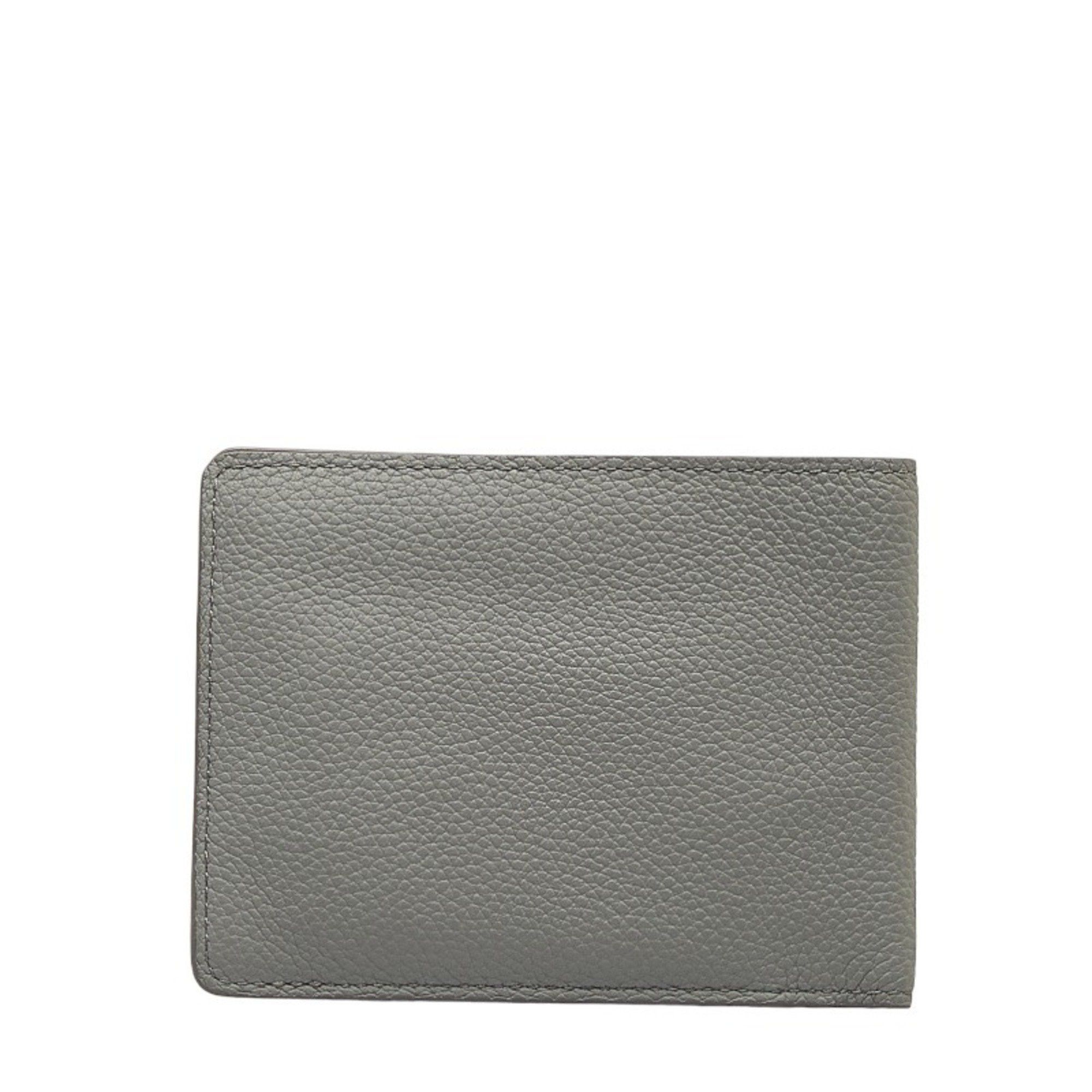 Louis Vuitton Louis Vuitton Aerogram Portefeuille Multiple Card Case Bi-fold Wallet M81026 Grey Leather Men's LOUIS VUITTON Size ONE SIZE - 3 Thumbnail