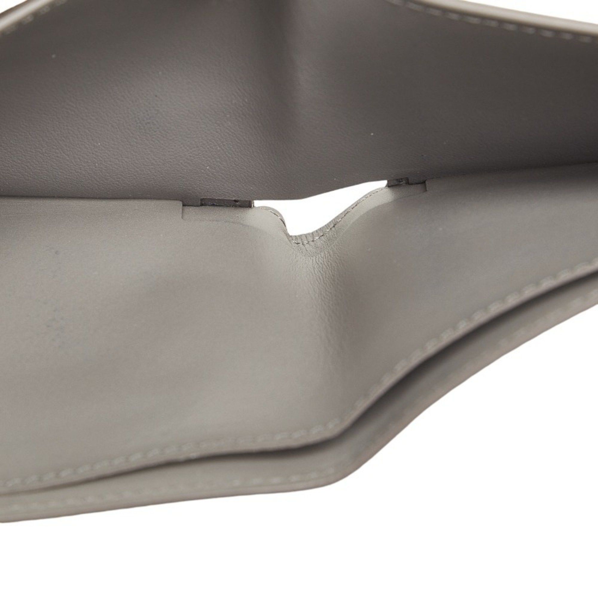 Louis Vuitton Louis Vuitton Aerogram Portefeuille Multiple Card Case Bi-fold Wallet M81026 Grey Leather Men's LOUIS VUITTON Size ONE SIZE - 6 Thumbnail