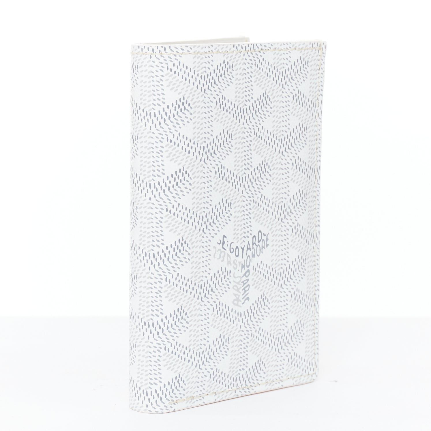 GOYARD Goyardine Saint-Pierre grey white monogram bifold wallet