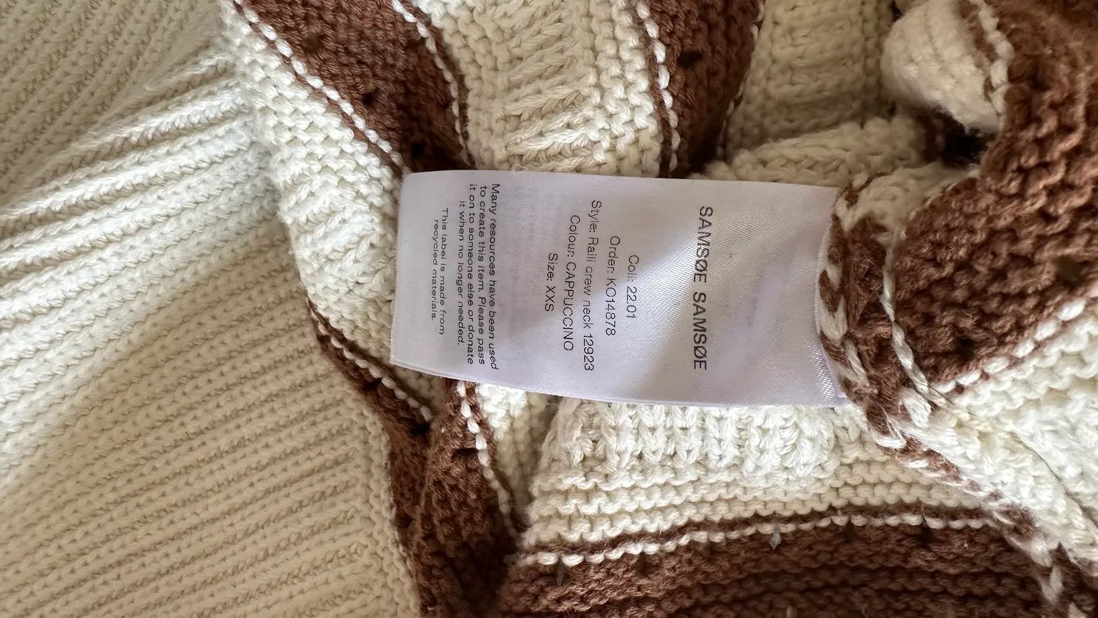 Samsoe Samsoe Samsøe Samsøe Raili Crew Neck Sweater Size XXS / US 00 / IT 34 - 5 Thumbnail