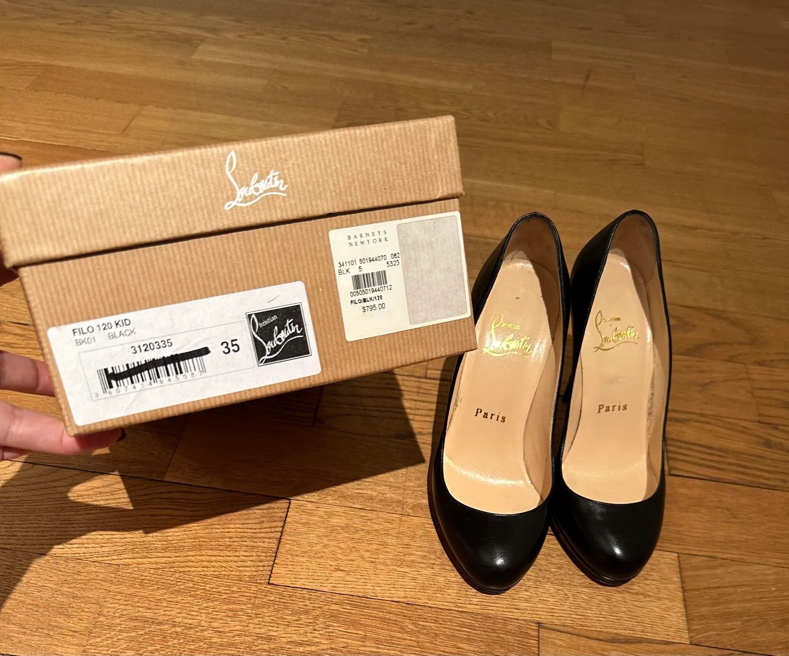 Christian Louboutin Christian Louboutin Filo 120 Heels Size US 5 / IT 35 - 3 Thumbnail