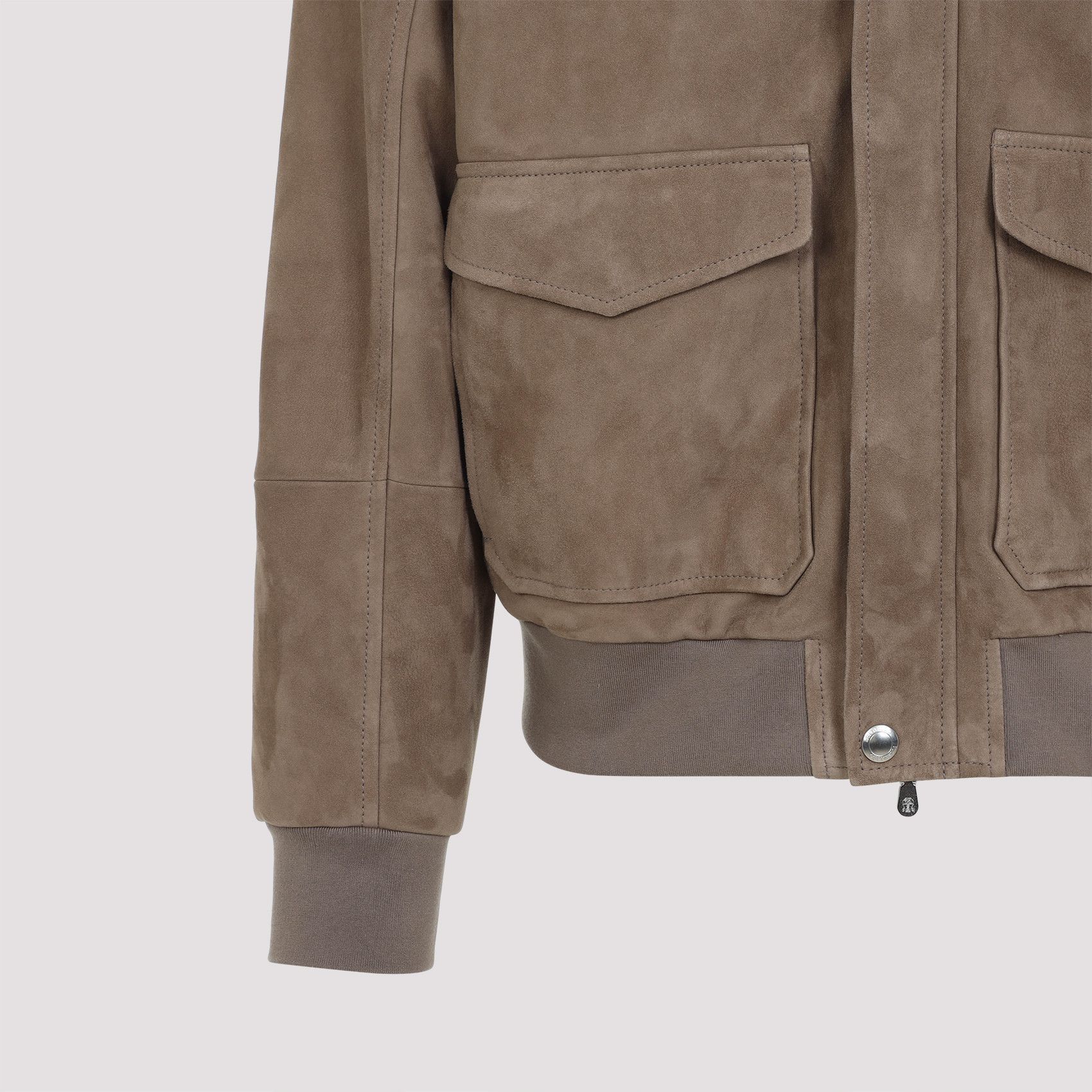 Brunello Cucinelli Brunello Cucinelli Leather Bomber Jacket Size US L / EU 52-54 / 3 - 3 Thumbnail