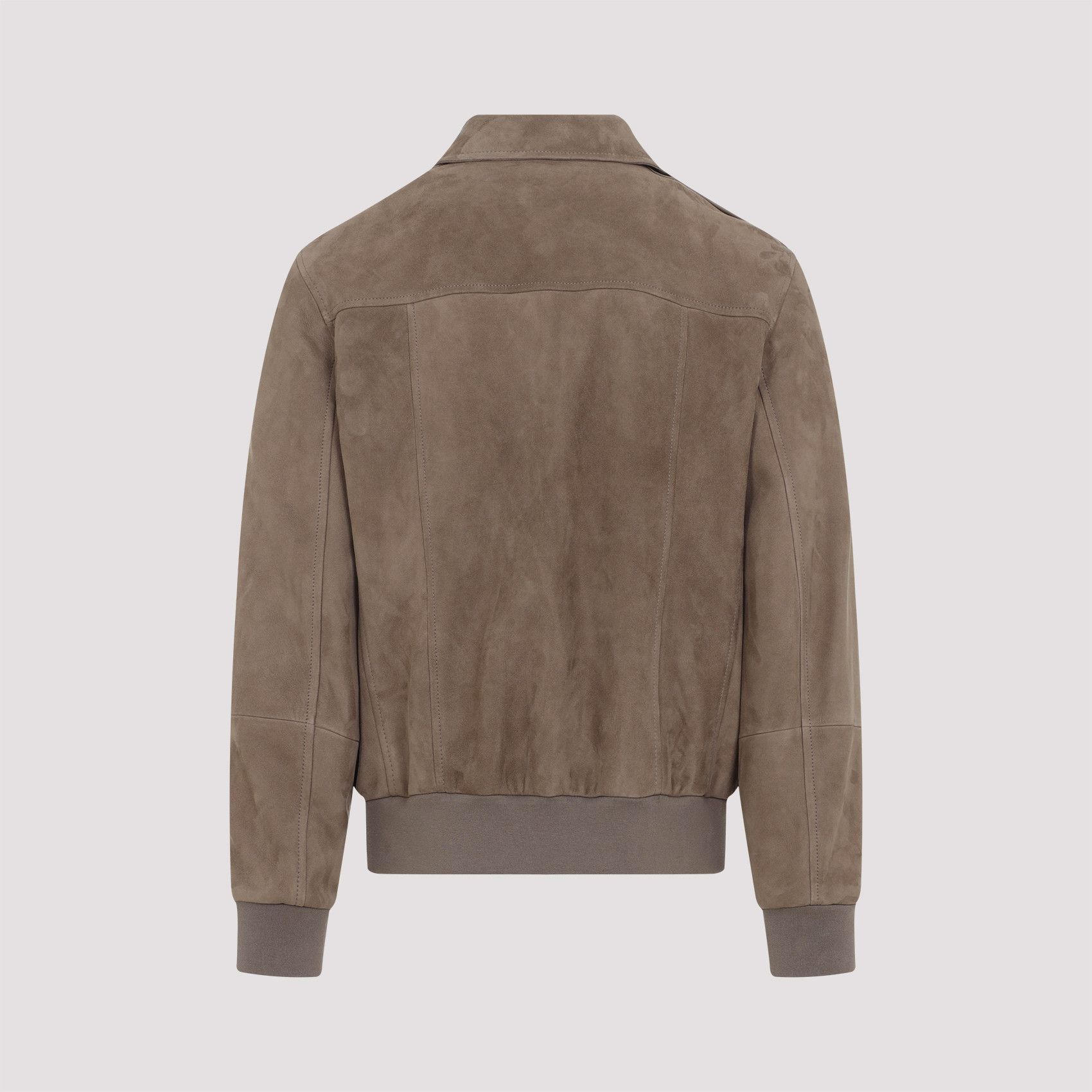 Brunello Cucinelli Brunello Cucinelli Leather Bomber Jacket Size US L / EU 52-54 / 3 - 2 Thumbnail