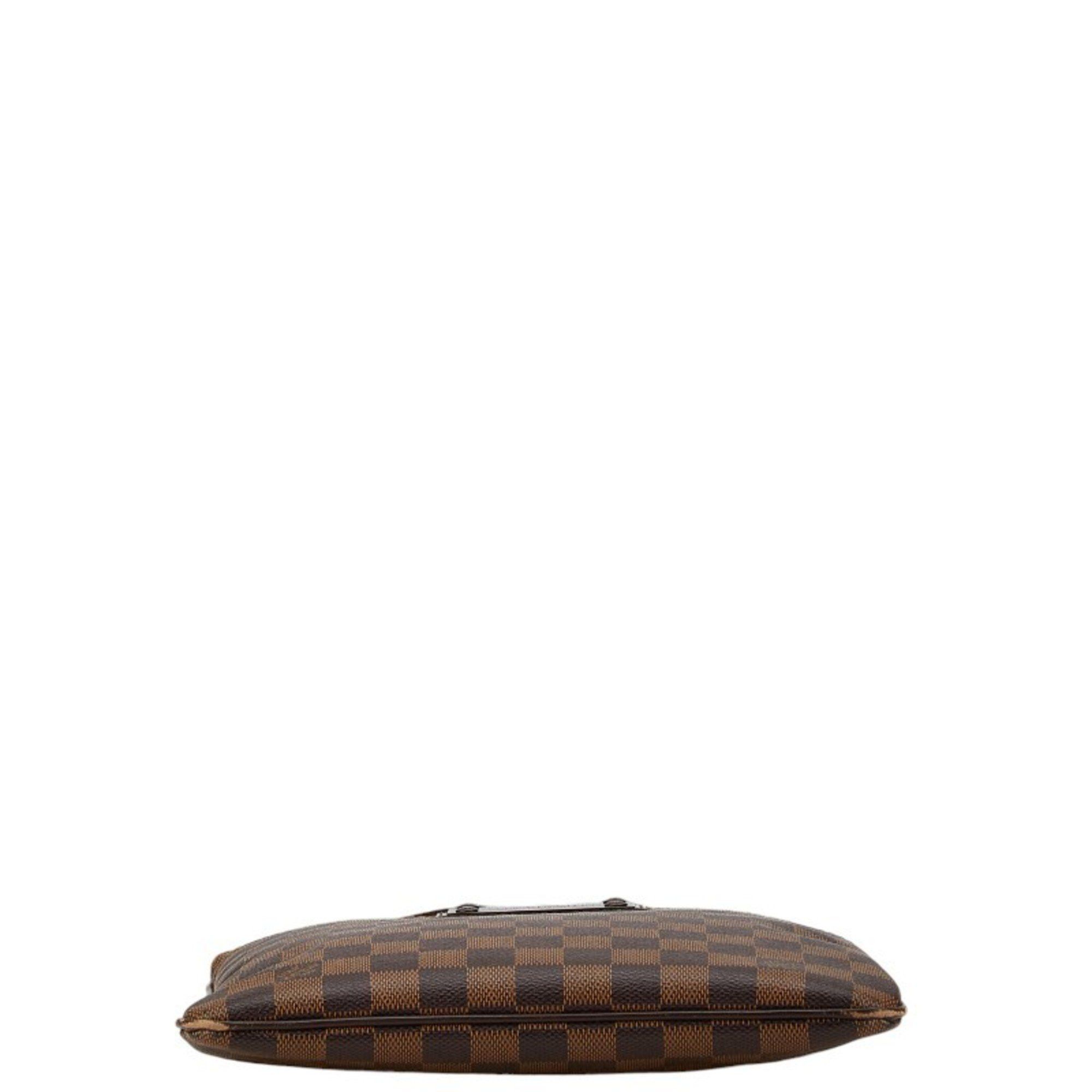 Louis Vuitton Louis Vuitton Damier Pochette Platt Brooklyn Shoulder Bag N41100 Brown PVC Leather Women's LOUIS VUITTON Size ONE SIZE - 3 Thumbnail