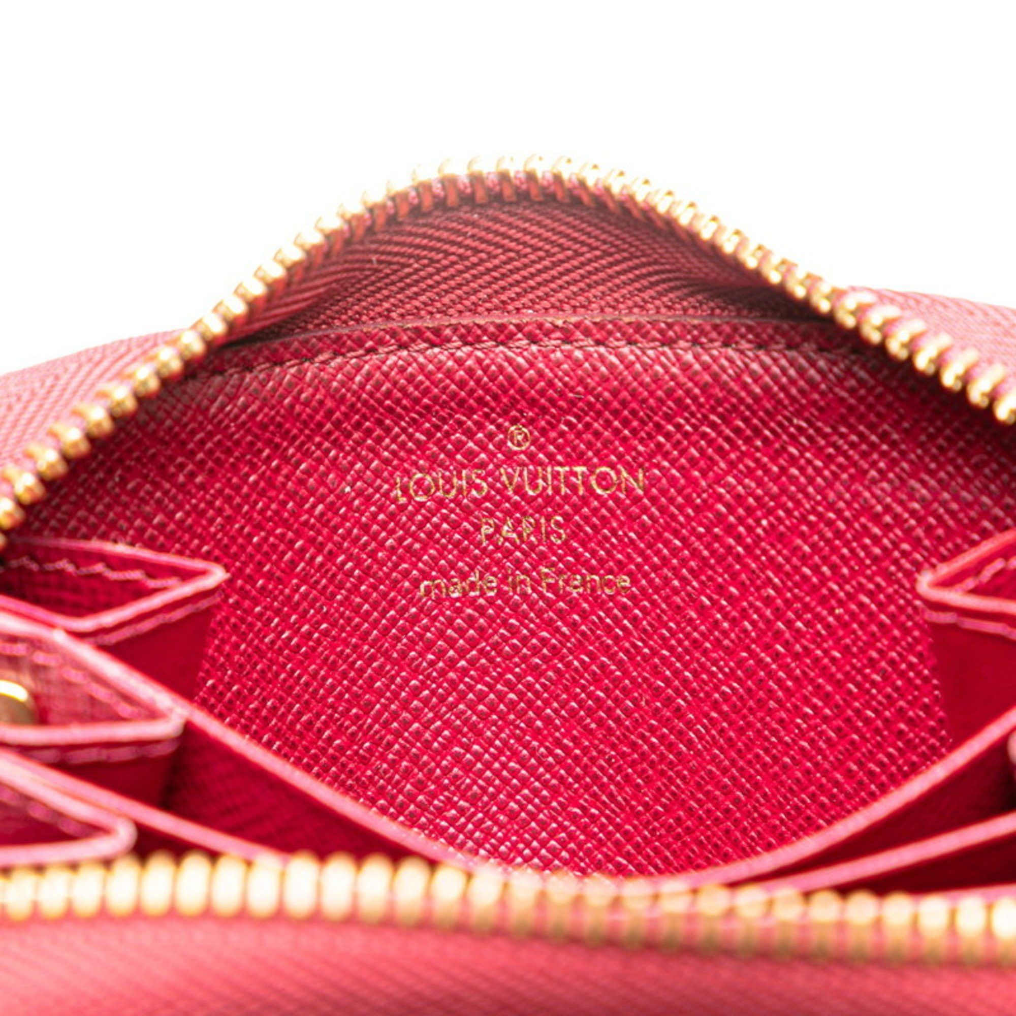 Louis Vuitton Louis Vuitton Monogram Muticart Card Case M61299 Fuchsia Red PVC Leather Women's LOUIS VUITTON Size ONE SIZE - 5 Thumbnail