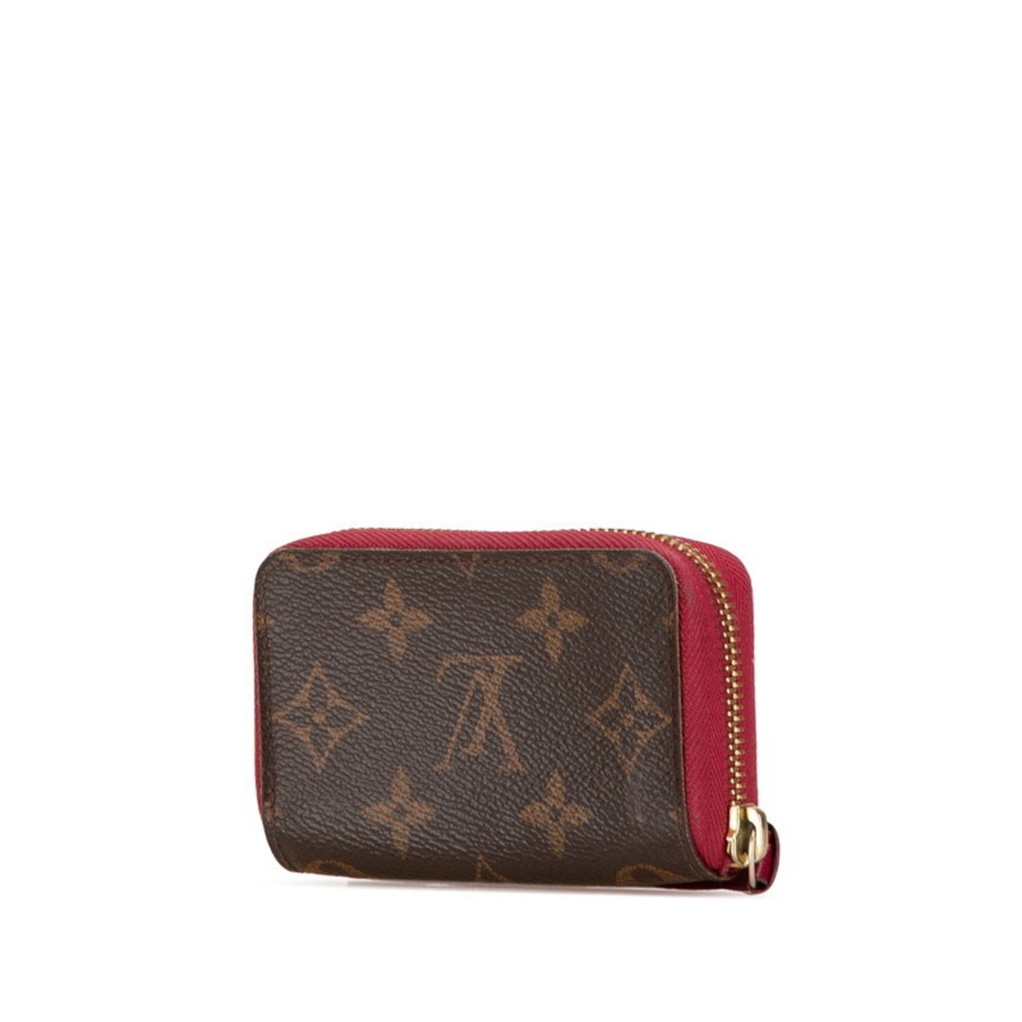 Louis Vuitton Louis Vuitton Monogram Muticart Card Case M61299 Fuchsia Red PVC Leather Women's LOUIS VUITTON Size ONE SIZE - 2 Thumbnail