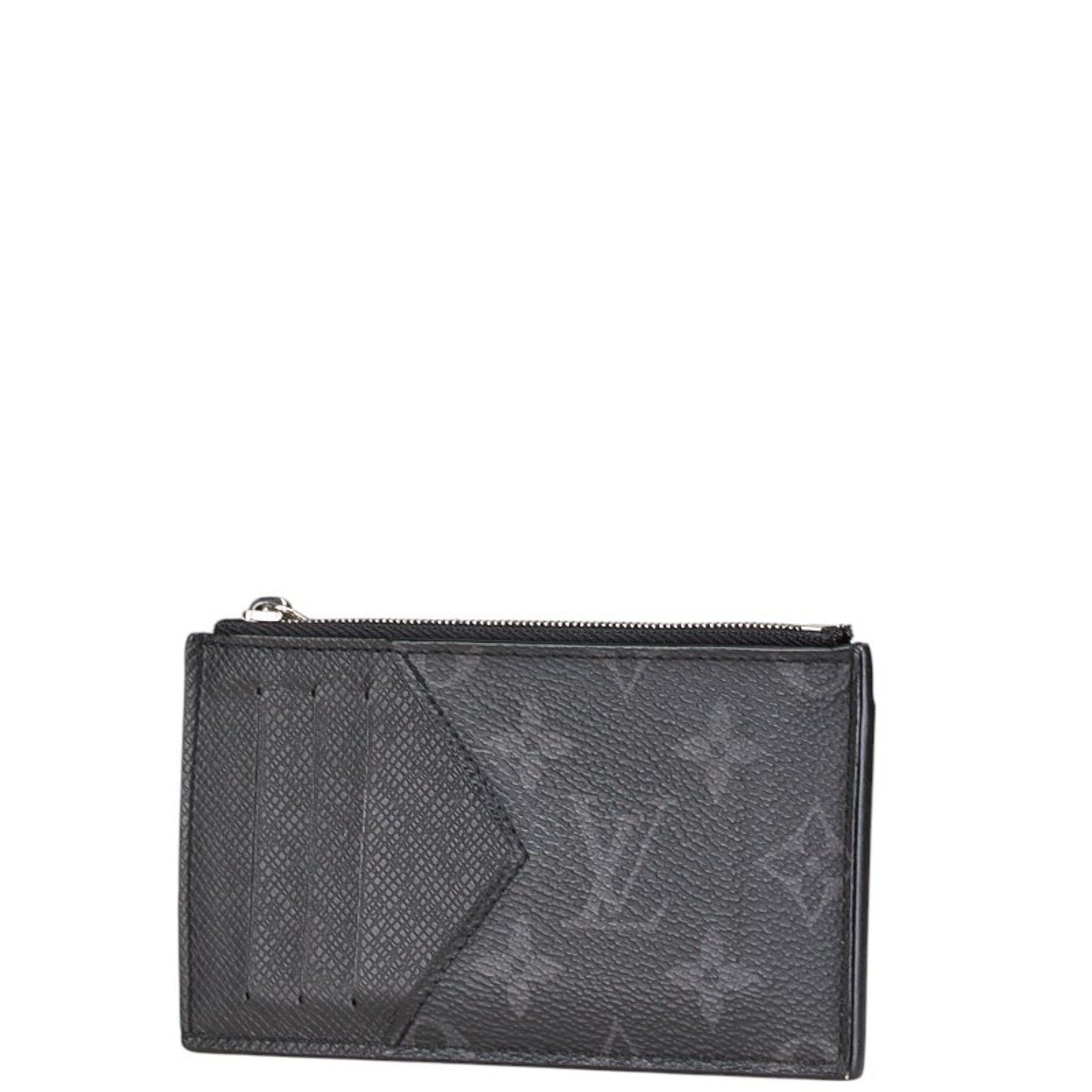 Louis Vuitton Louis Vuitton Monogram Eclipse Reverse Coin Card Holder Case M69533 Black PVC Leather Men's LOUIS VUITTON Size ONE SIZE - 2 Thumbnail