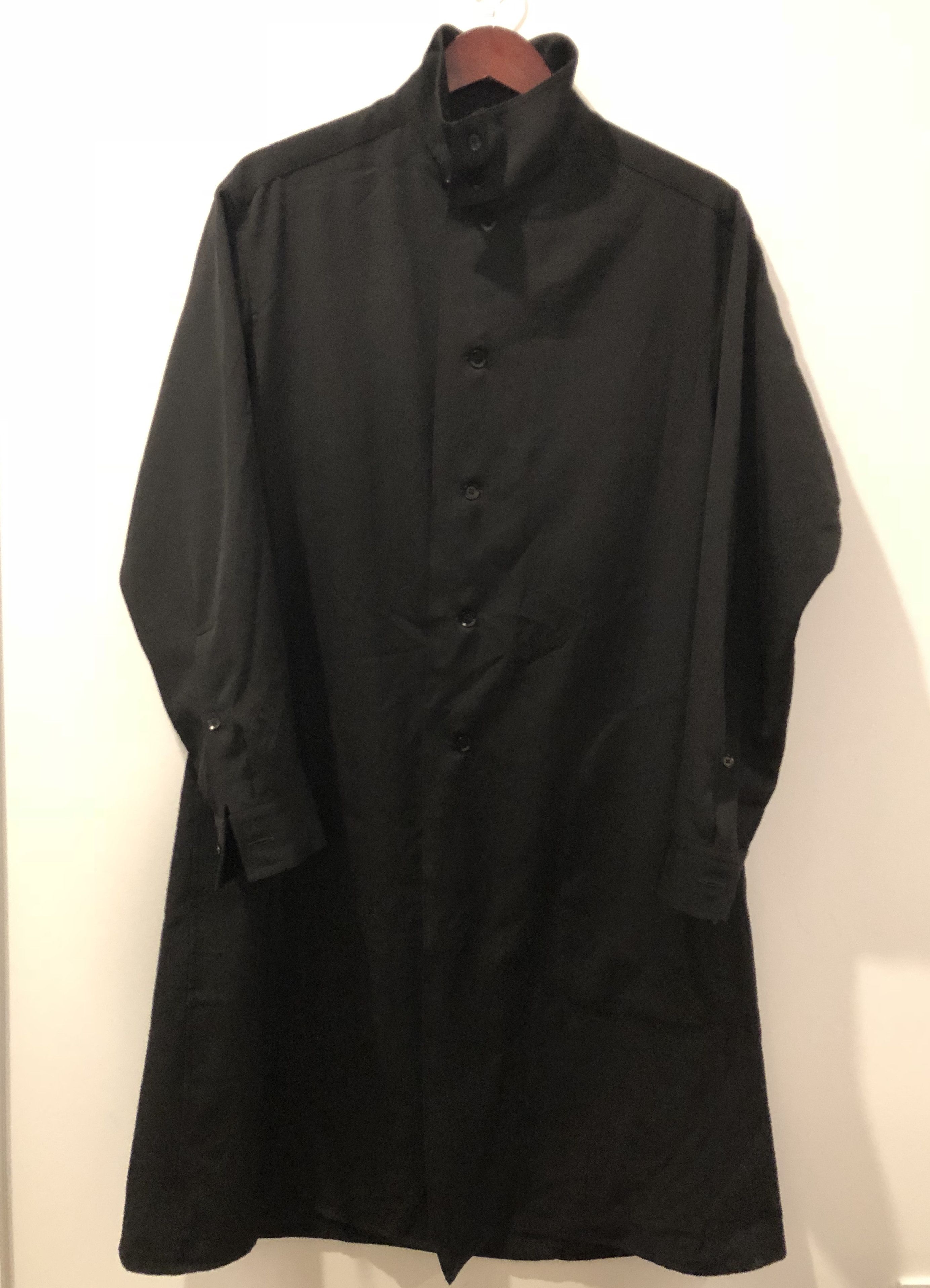 Yohji Yamamoto Wool gabardine shirt jacket Size US S / EU 44-46 / 1 - 1 Thumbnail