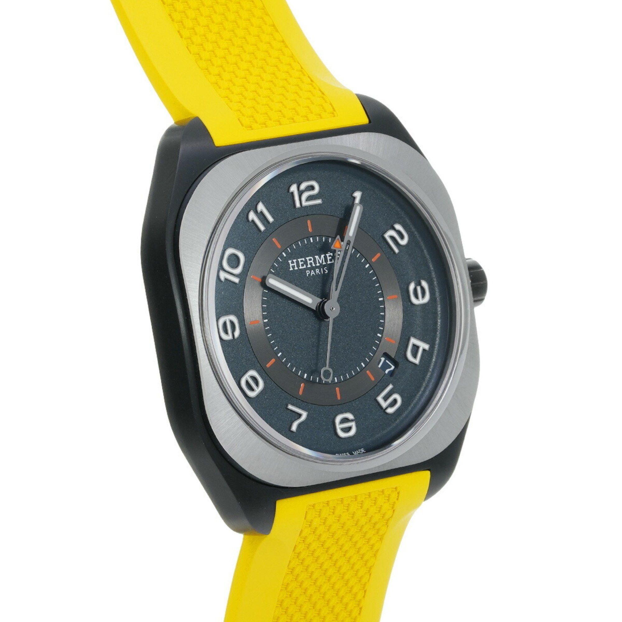 Hermes Hermes H08 Extra Large SP1.748c Black Men's Watch Automatic Size ONE SIZE - 3 Thumbnail