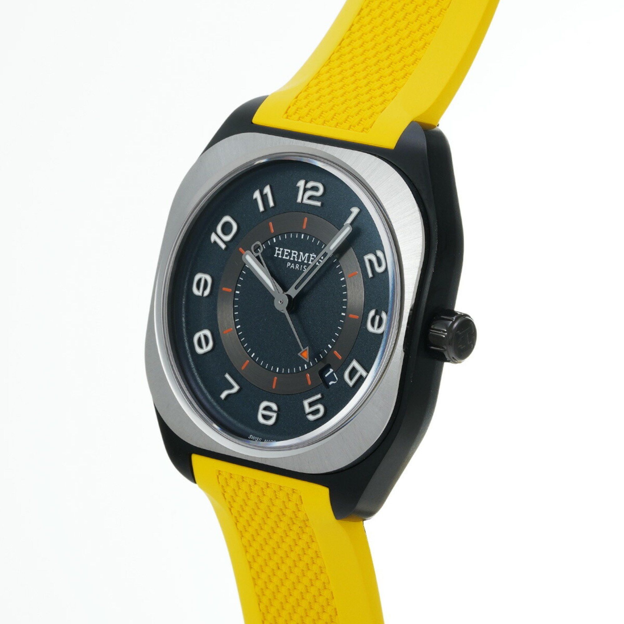 Hermes Hermes H08 Extra Large SP1.748c Black Men's Watch Automatic Size ONE SIZE - 2 Thumbnail