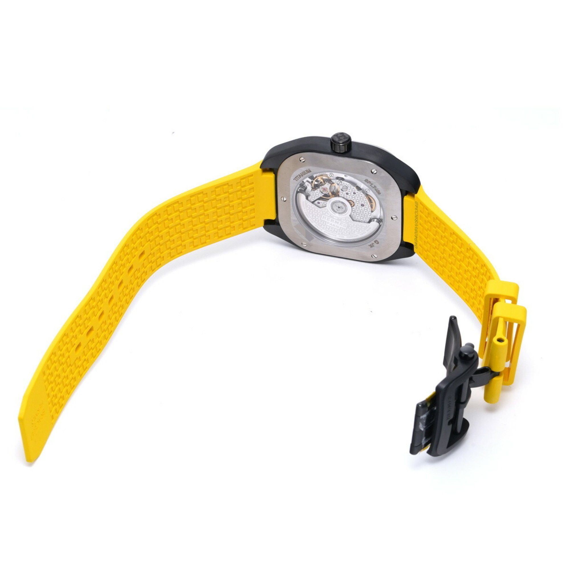 Hermes Hermes H08 Extra Large SP1.748c Black Men's Watch Automatic Size ONE SIZE - 4 Thumbnail