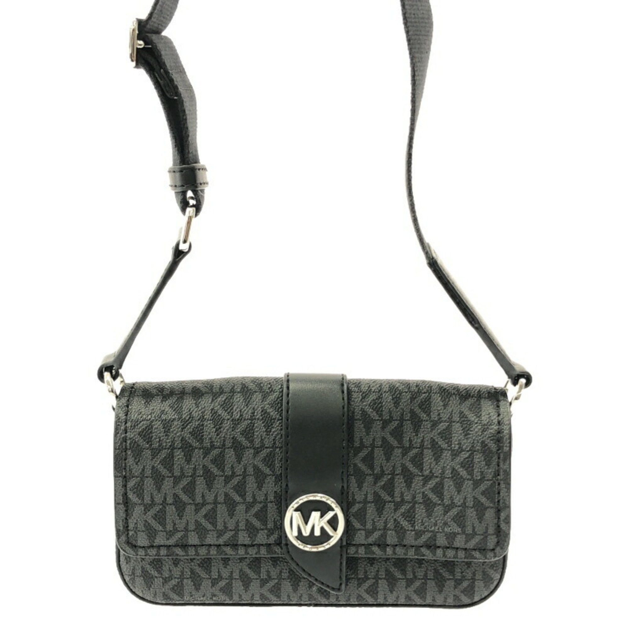 Michael Kors MICHAEL KORS GREENWICH EW Sling Crossbody Extra Small Bag Michael Kors Black 32F3SGRC0B Size ONE SIZE - 3 Thumbnail