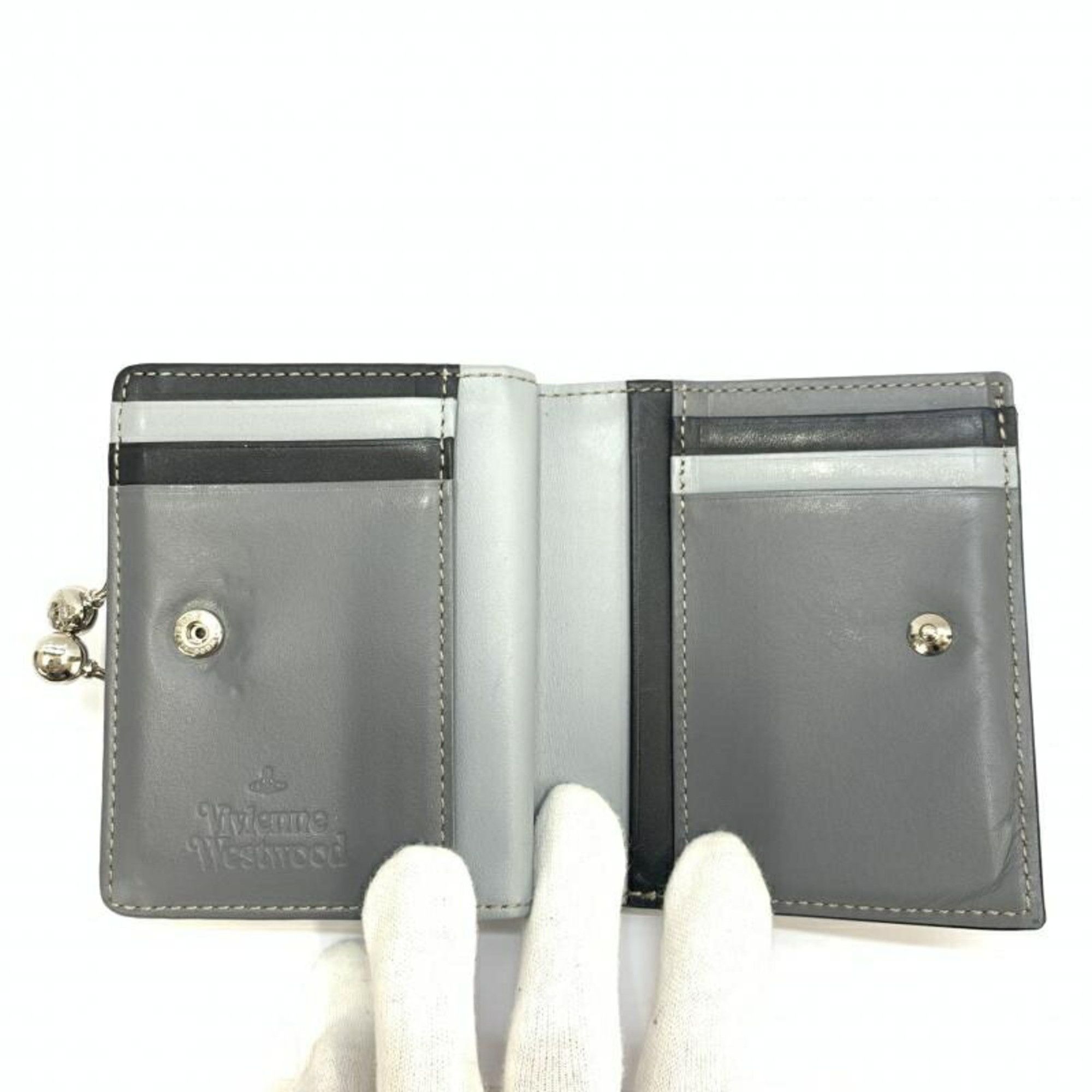 Vivienne Westwood Vivienne Westwood TRINITY Clasp Bi-fold Wallet Size ONE SIZE - 4 Thumbnail