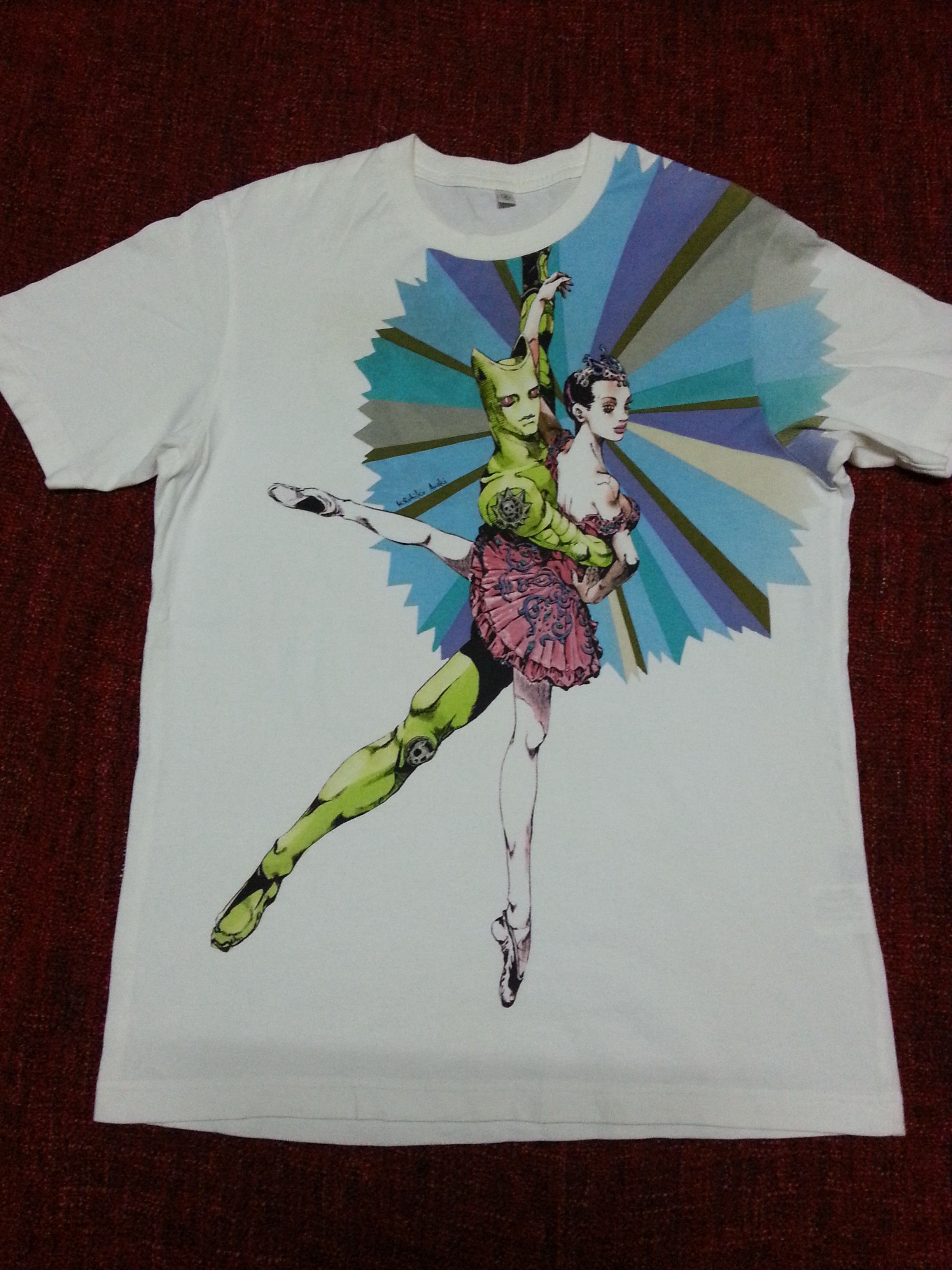 Rare anime Jojo Bizarre Adventure tshirt / collaboration / manga / artist / cartoon / devilman / akira / evangelion / lupin the third / golgo 13 /