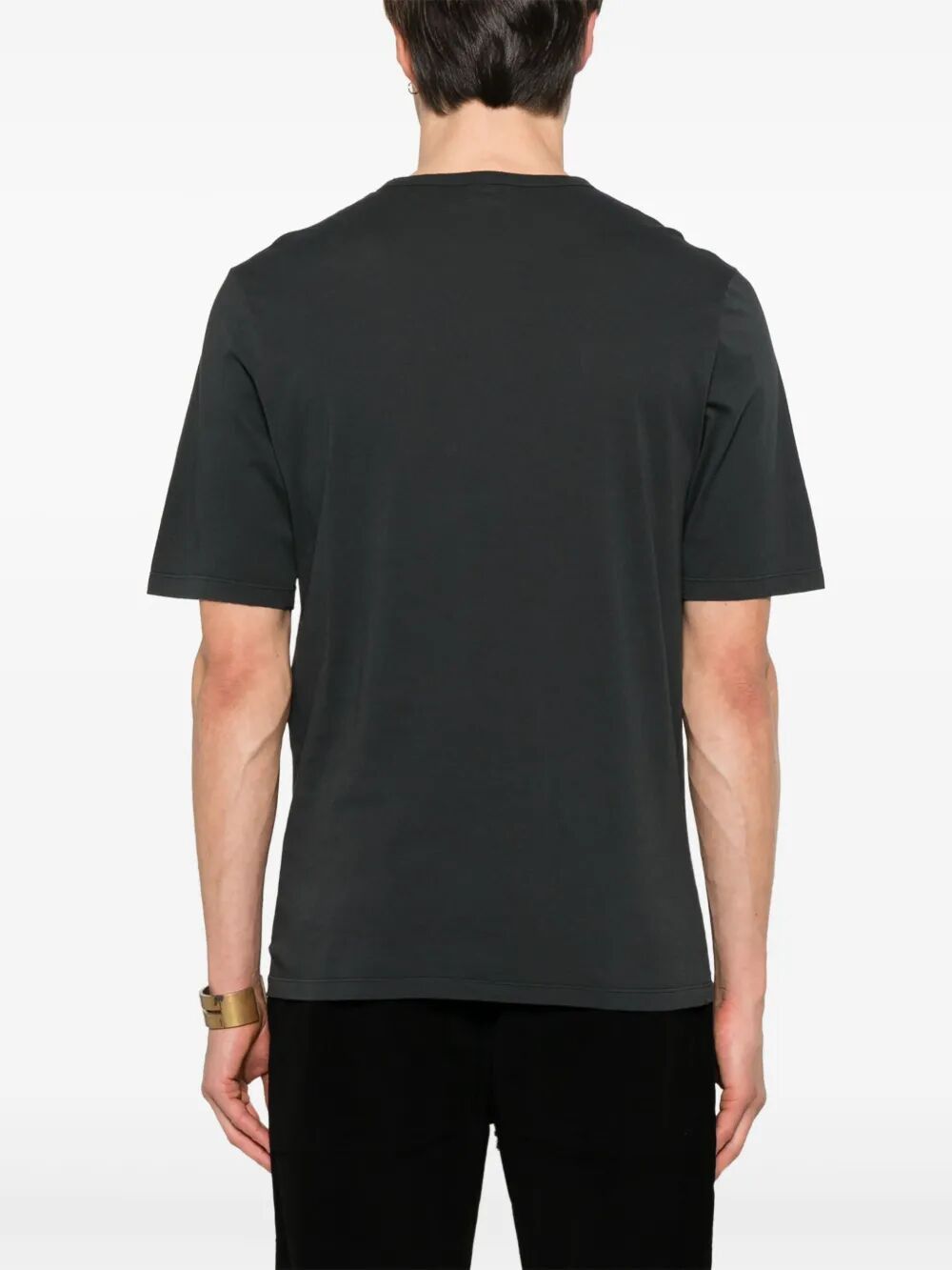 Saint Laurent Paris TONAL LOGO EMBROIDERY COTTON T-SHIRT Size US M / EU 48-50 / 2 - 3 Thumbnail