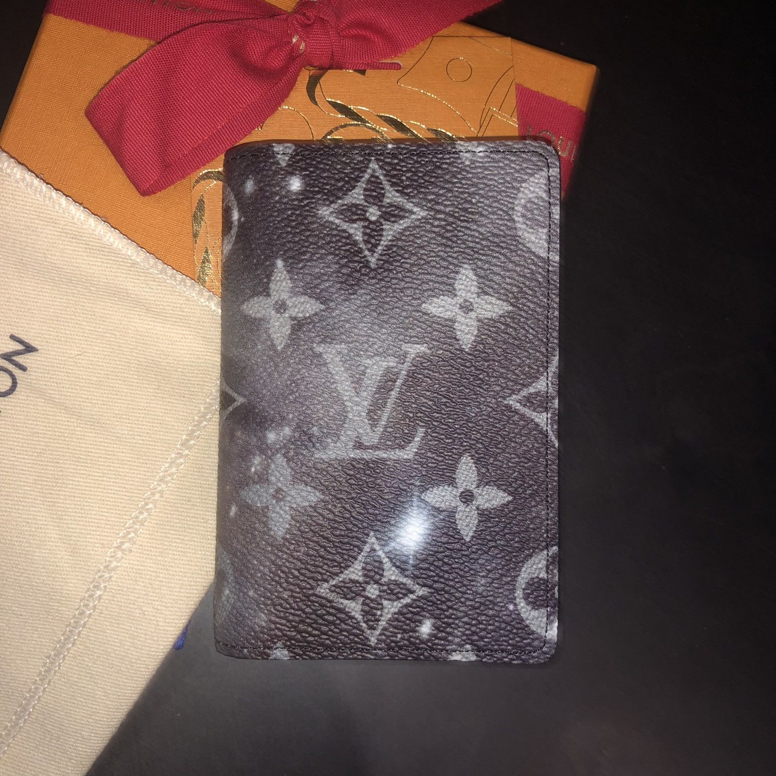 Louis+Vuitton+Pocket+Organizer+Monogram+Galaxy+Black+-+M63873 for