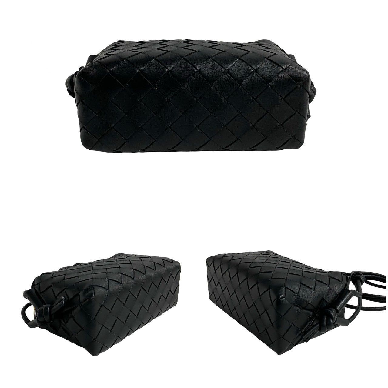 Bottega Veneta Bottega Veneta Shoulder Bag Black Leather Size ONE SIZE - 7 Thumbnail