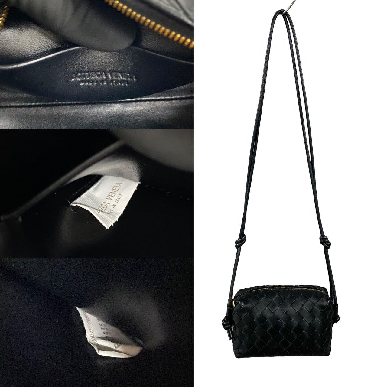 Bottega Veneta Bottega Veneta Shoulder Bag Black Leather Size ONE SIZE - 3 Thumbnail