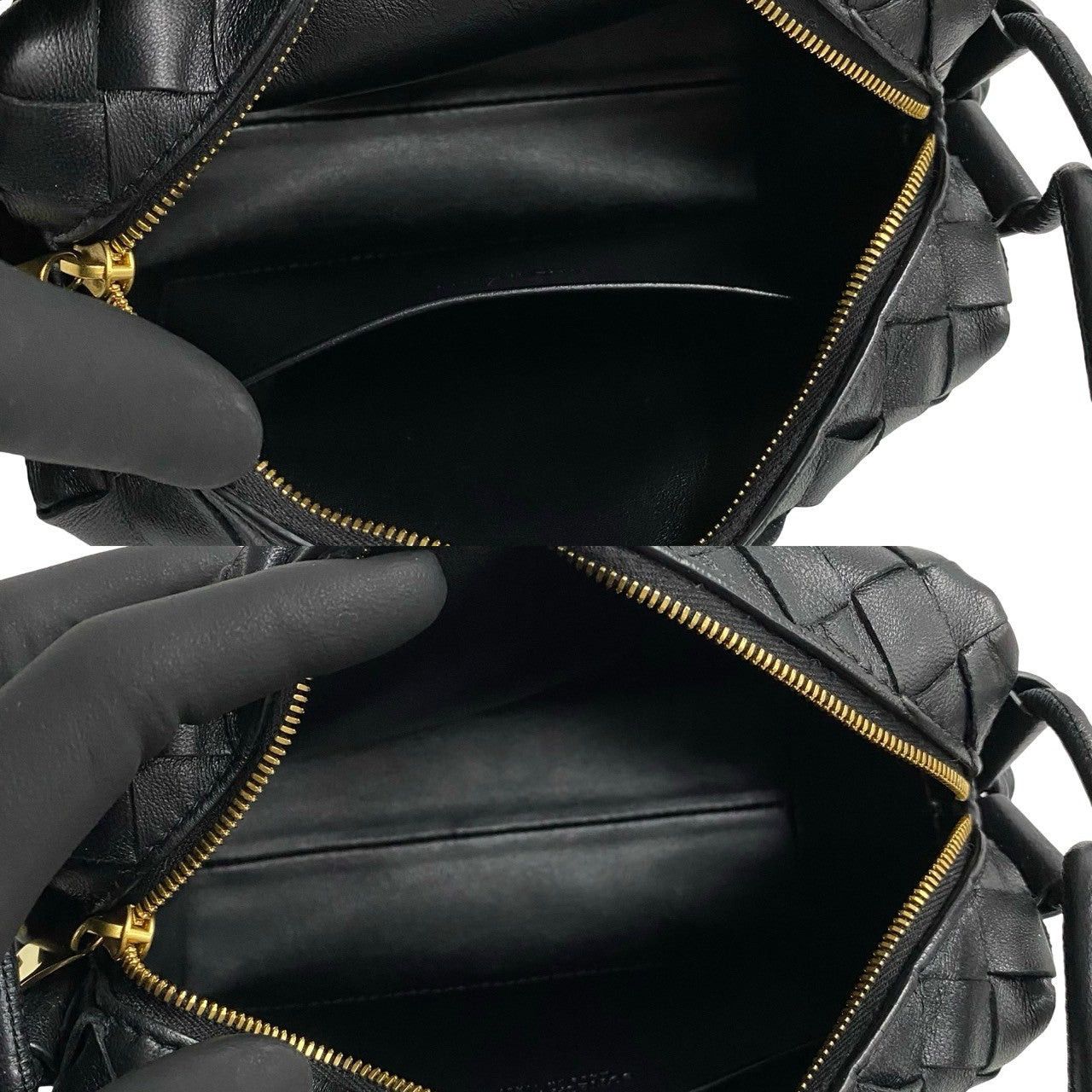 Bottega Veneta Bottega Veneta Shoulder Bag Black Leather Size ONE SIZE - 8 Thumbnail