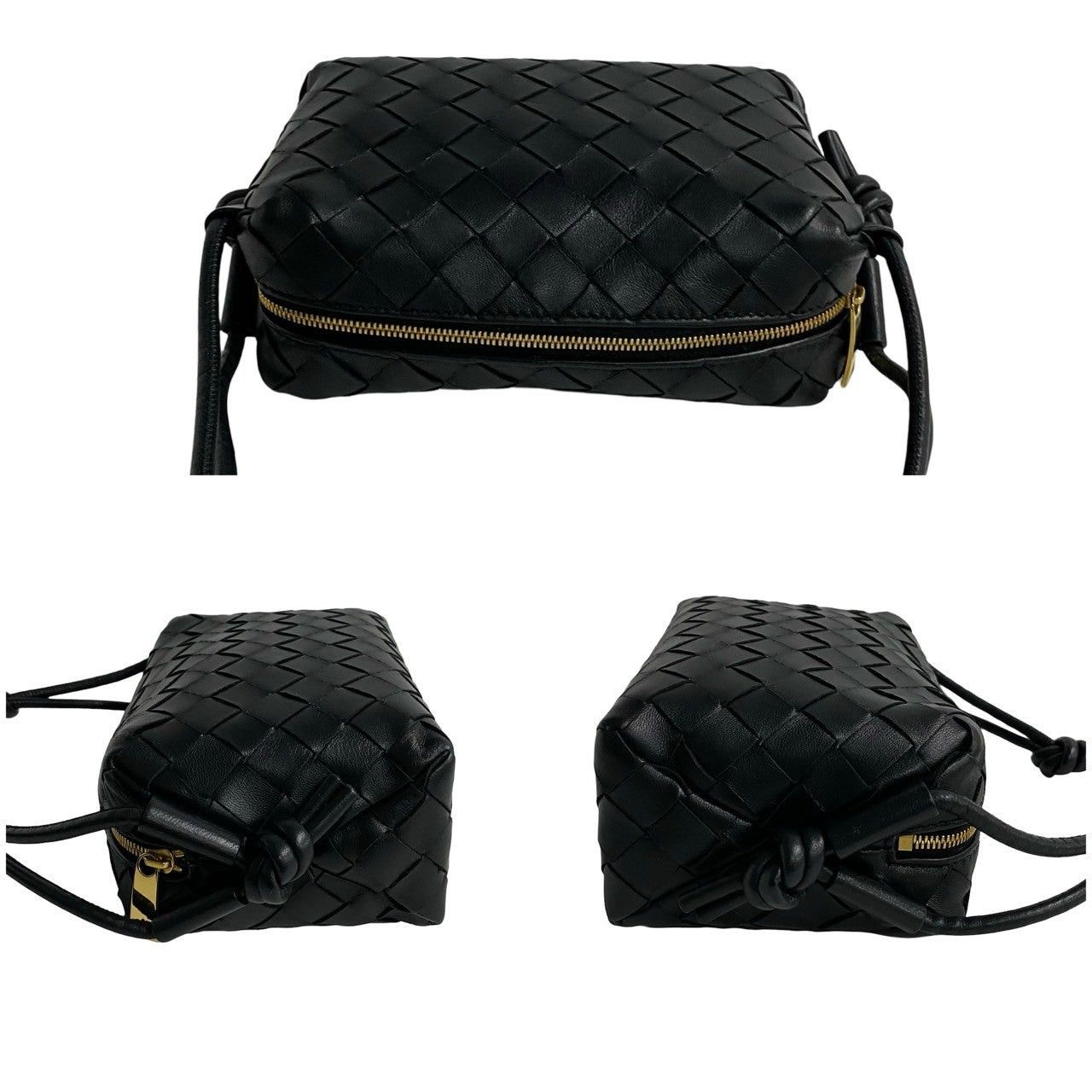 Bottega Veneta Bottega Veneta Shoulder Bag Black Leather Size ONE SIZE - 5 Thumbnail