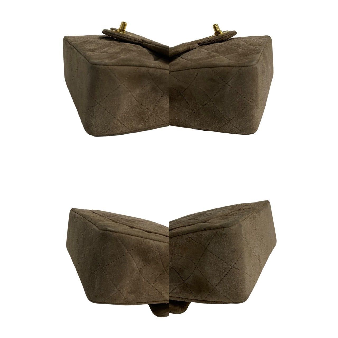 Chanel Chanel Shoulder Bag Neutrals Suede / Nubuck Size ONE SIZE - 7 Thumbnail