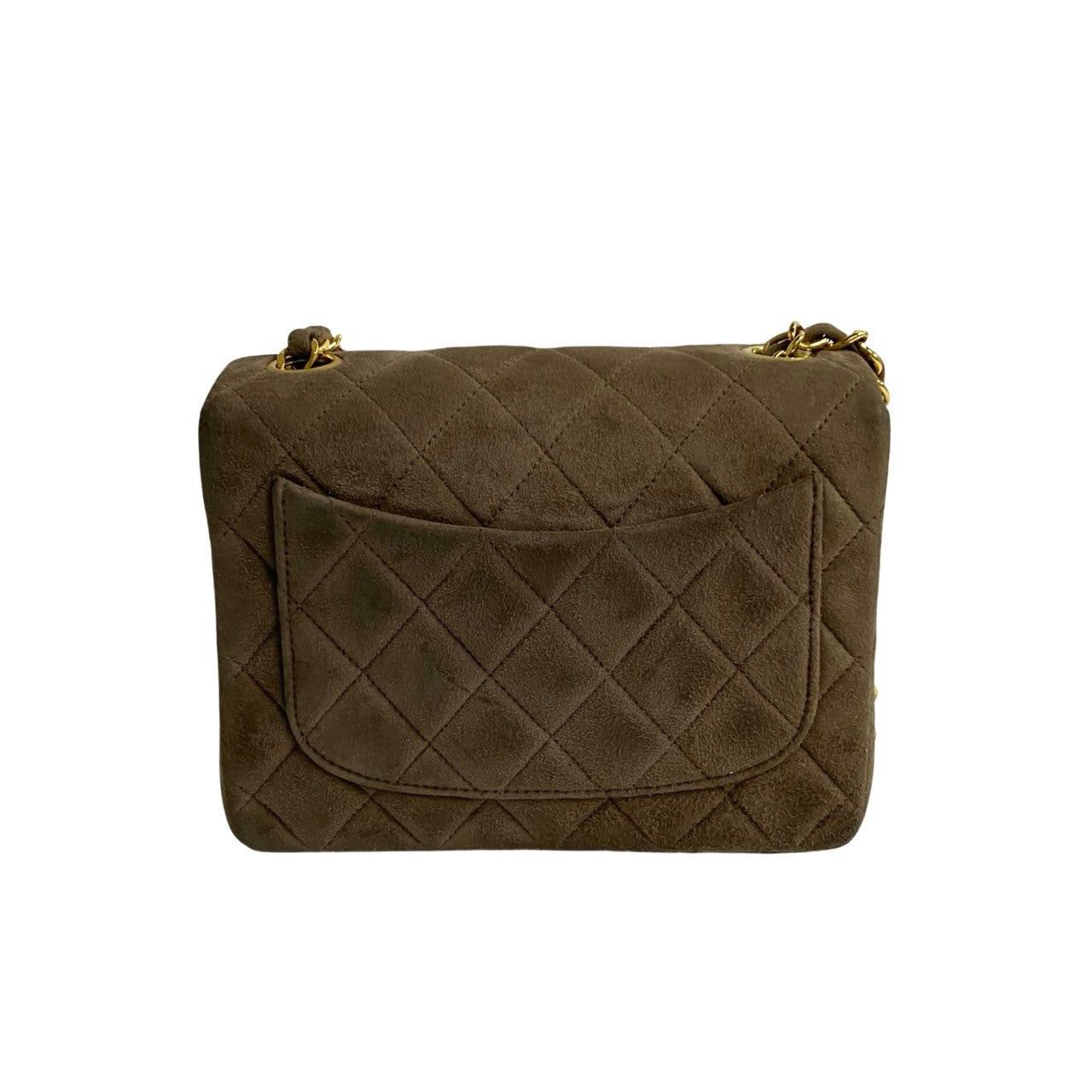 Chanel Chanel Shoulder Bag Neutrals Suede / Nubuck Size ONE SIZE - 4 Thumbnail