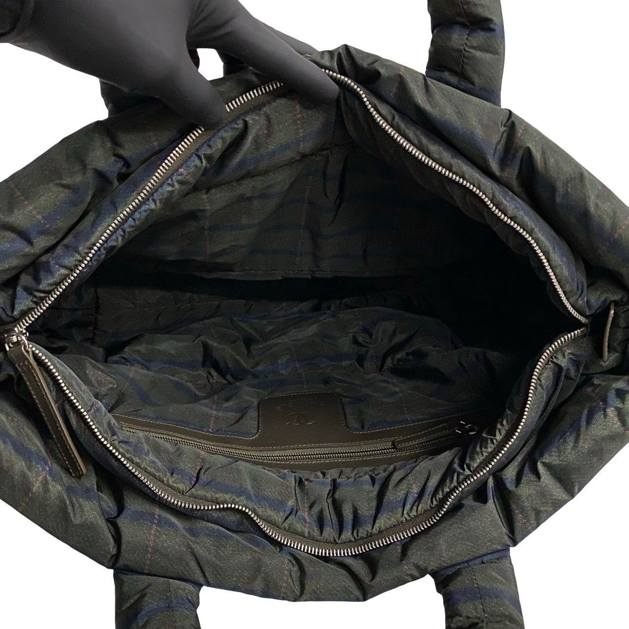 Chanel Chanel Tote Bag Green Synthetic Size ONE SIZE - 8 Thumbnail