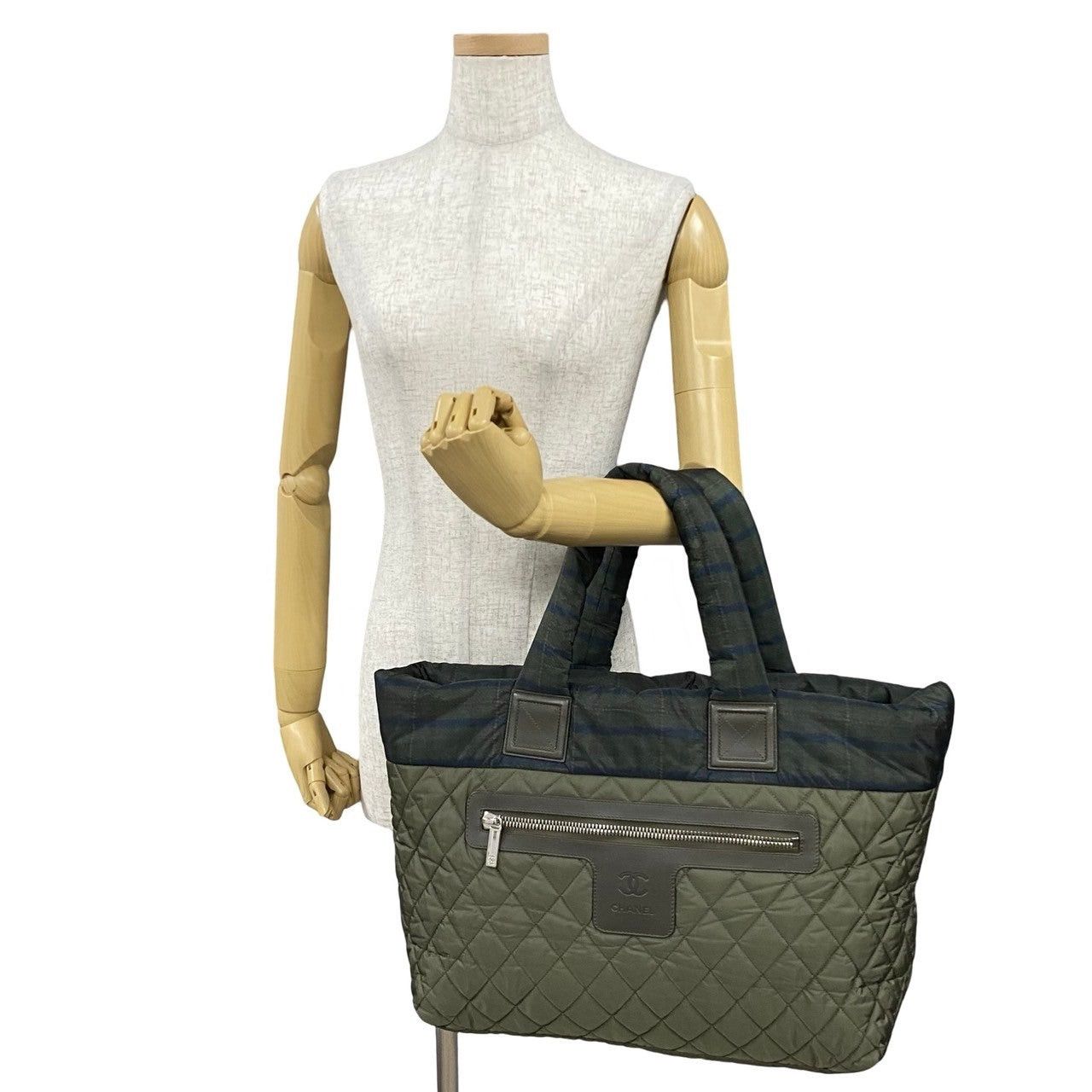 Chanel Chanel Tote Bag Green Synthetic Size ONE SIZE - 2 Thumbnail