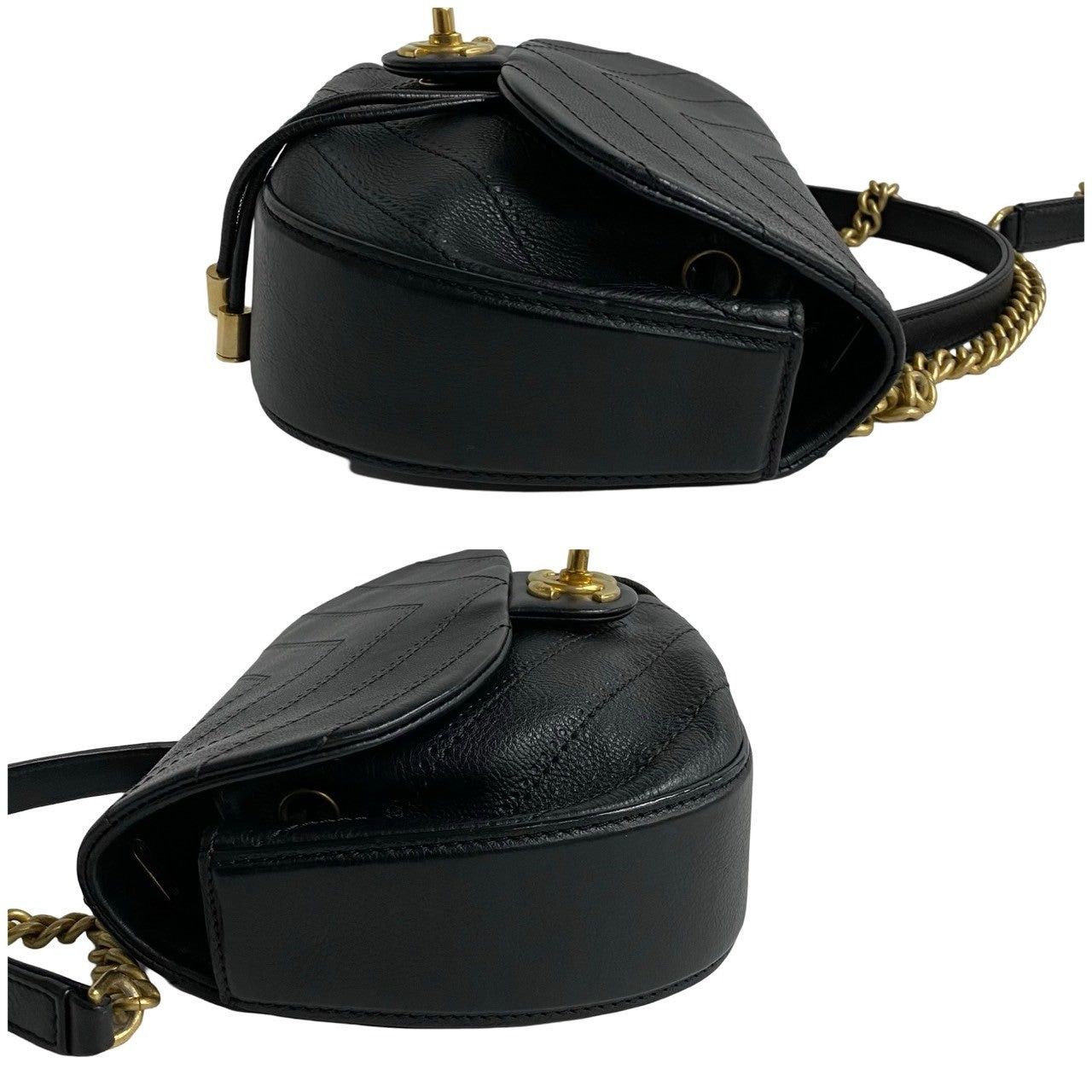 Chanel Chanel Shoulder Bag Black Leather Size ONE SIZE - 5 Thumbnail