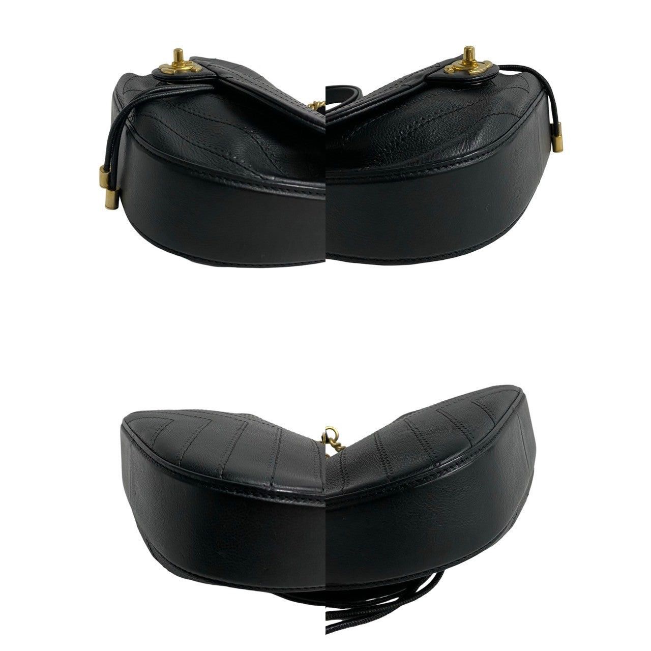 Chanel Chanel Shoulder Bag Black Leather Size ONE SIZE - 7 Thumbnail