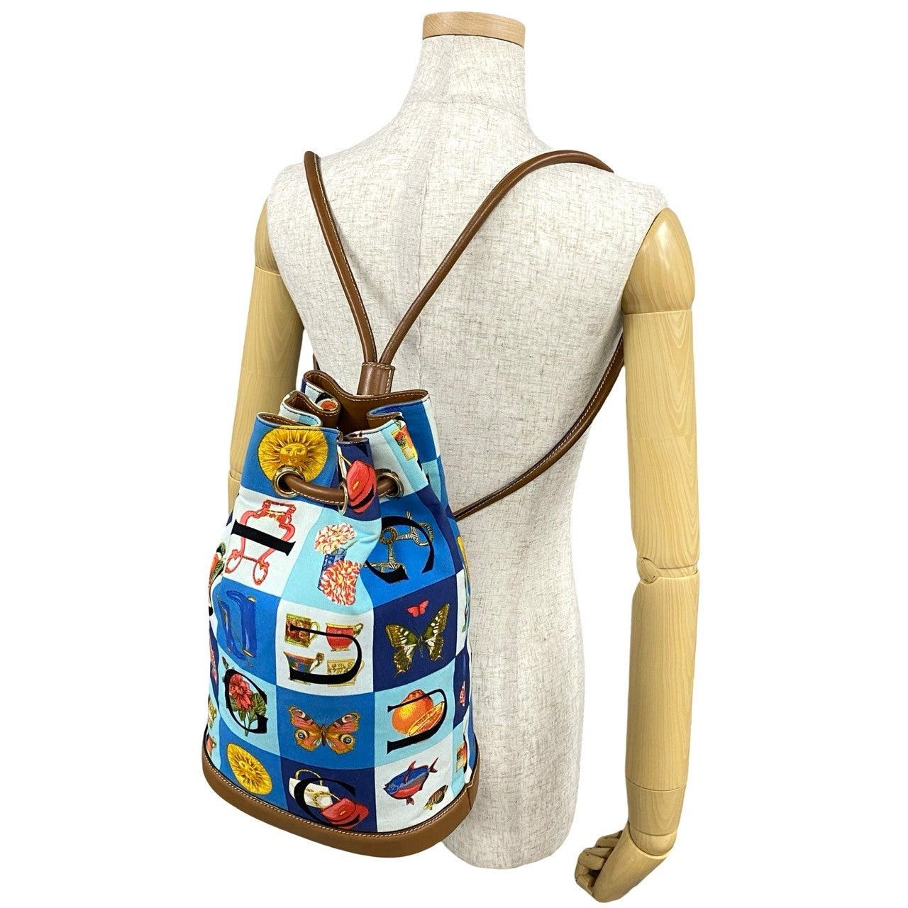 Gucci Gucci Backpack Blue Leather Size ONE SIZE - 2 Thumbnail