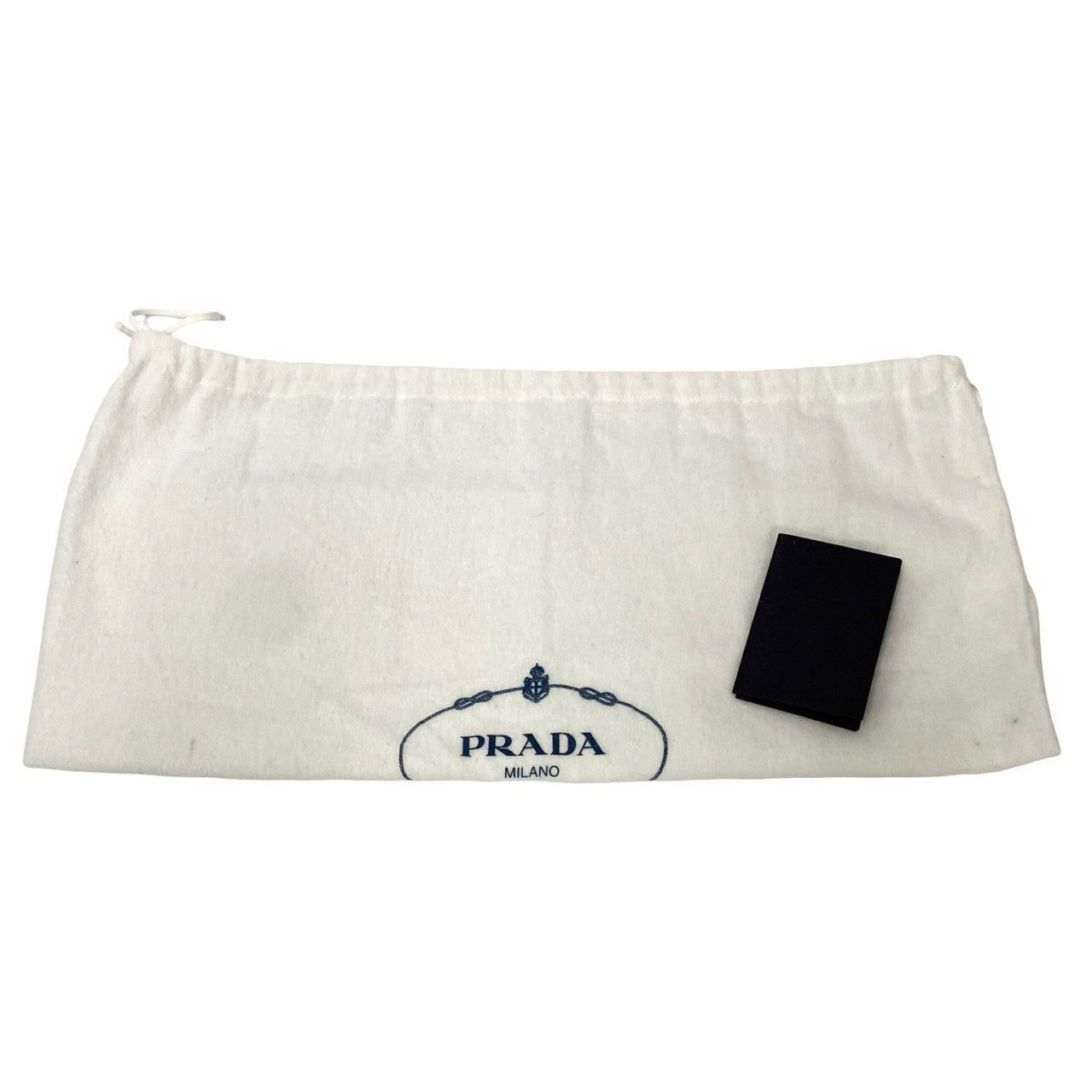 Prada Prada Shoulder Bag Black Leather Size ONE SIZE - 9 Thumbnail