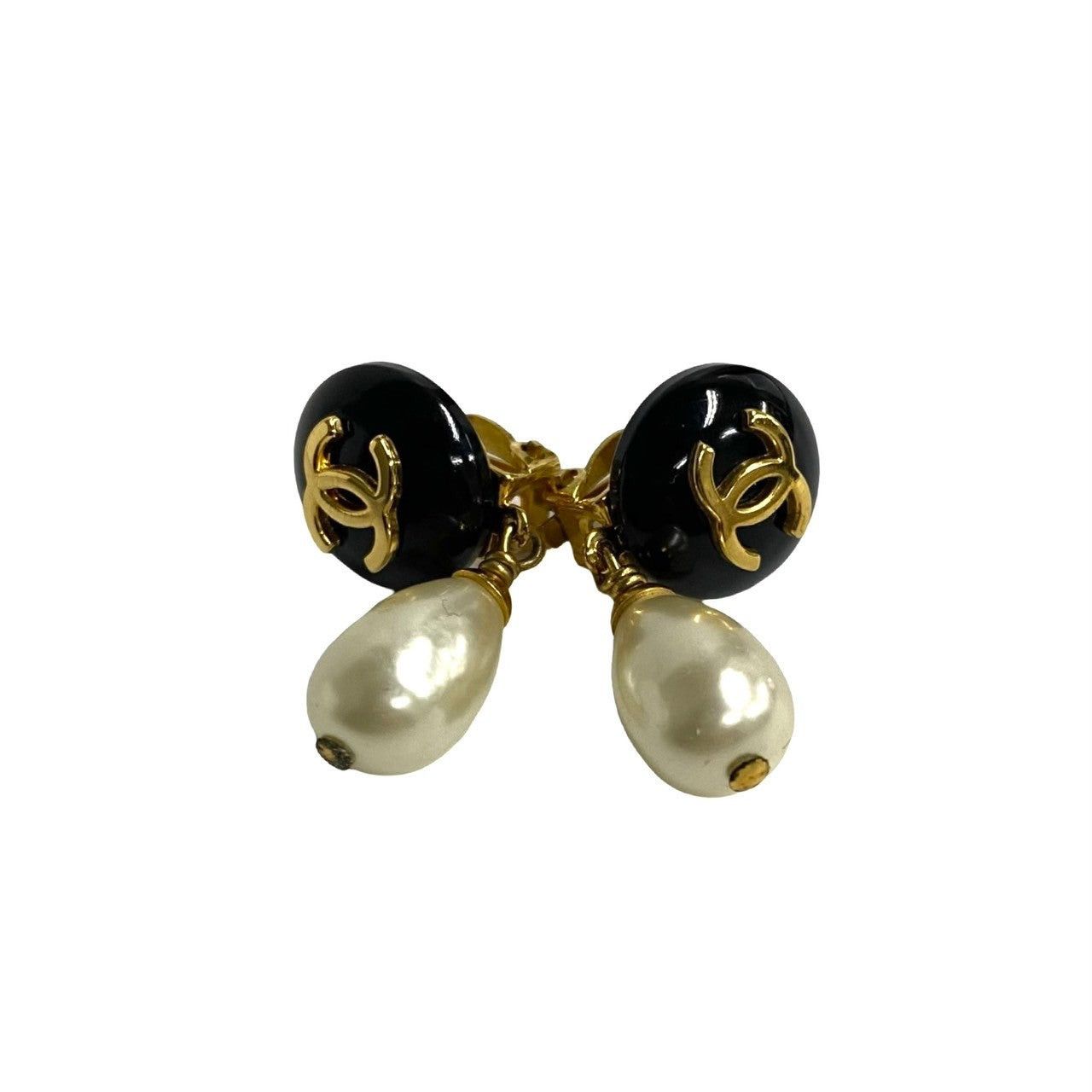 Chanel Chanel Earrings Gold Pearls Size ONE SIZE - 3 Thumbnail