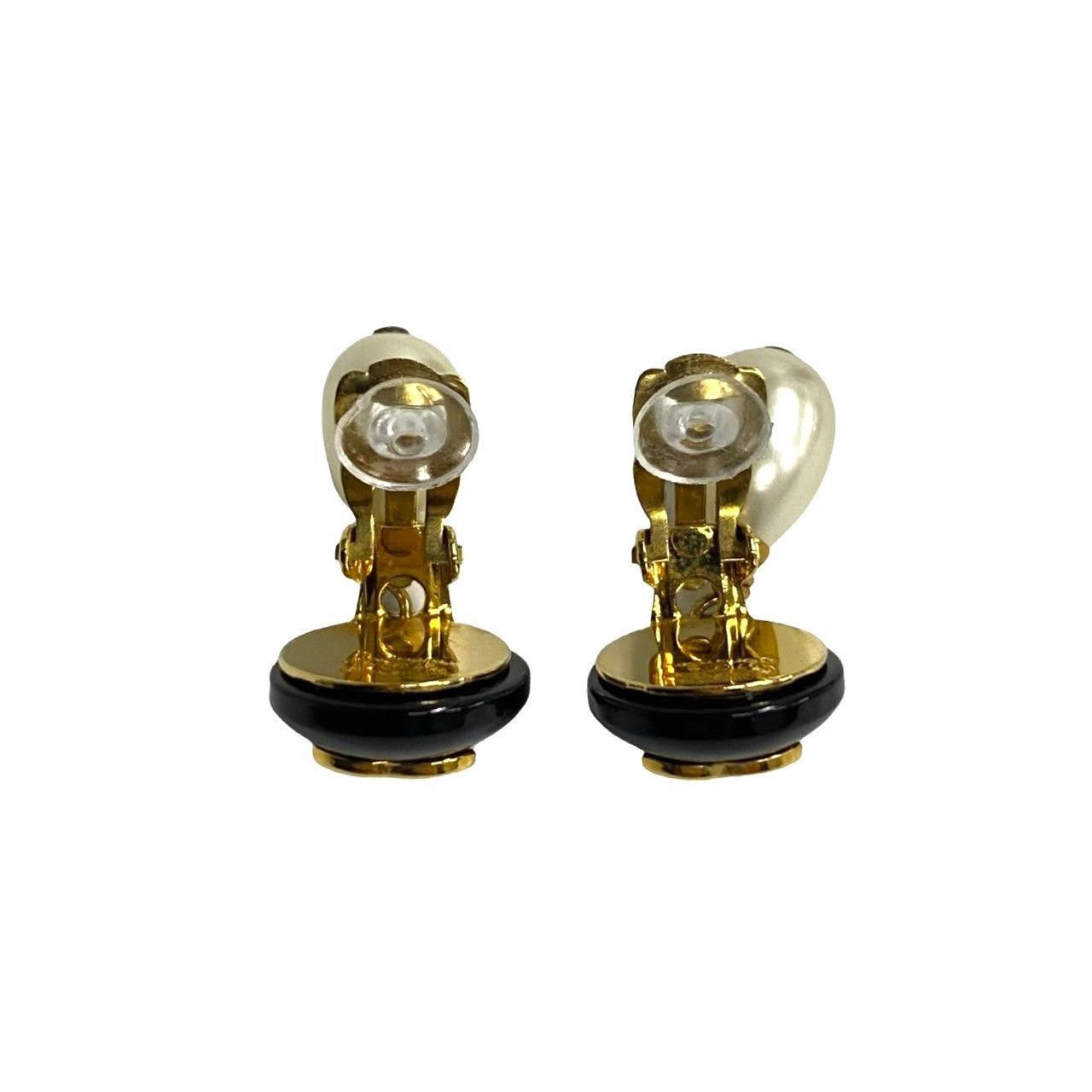 Chanel Chanel Earrings Gold Pearls Size ONE SIZE - 4 Thumbnail