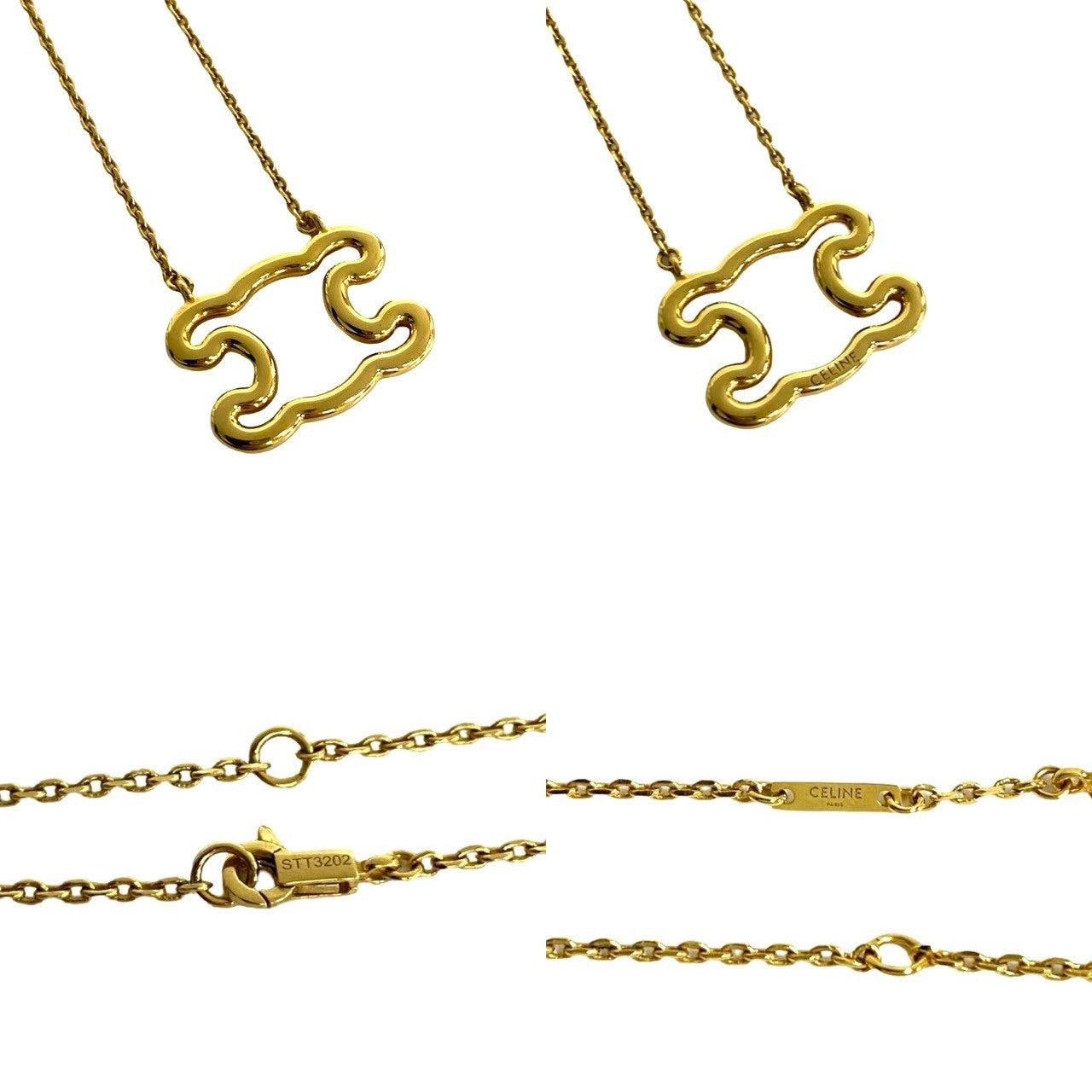 Celine Celine Necklace Gold Plated Size ONE SIZE - 2 Thumbnail