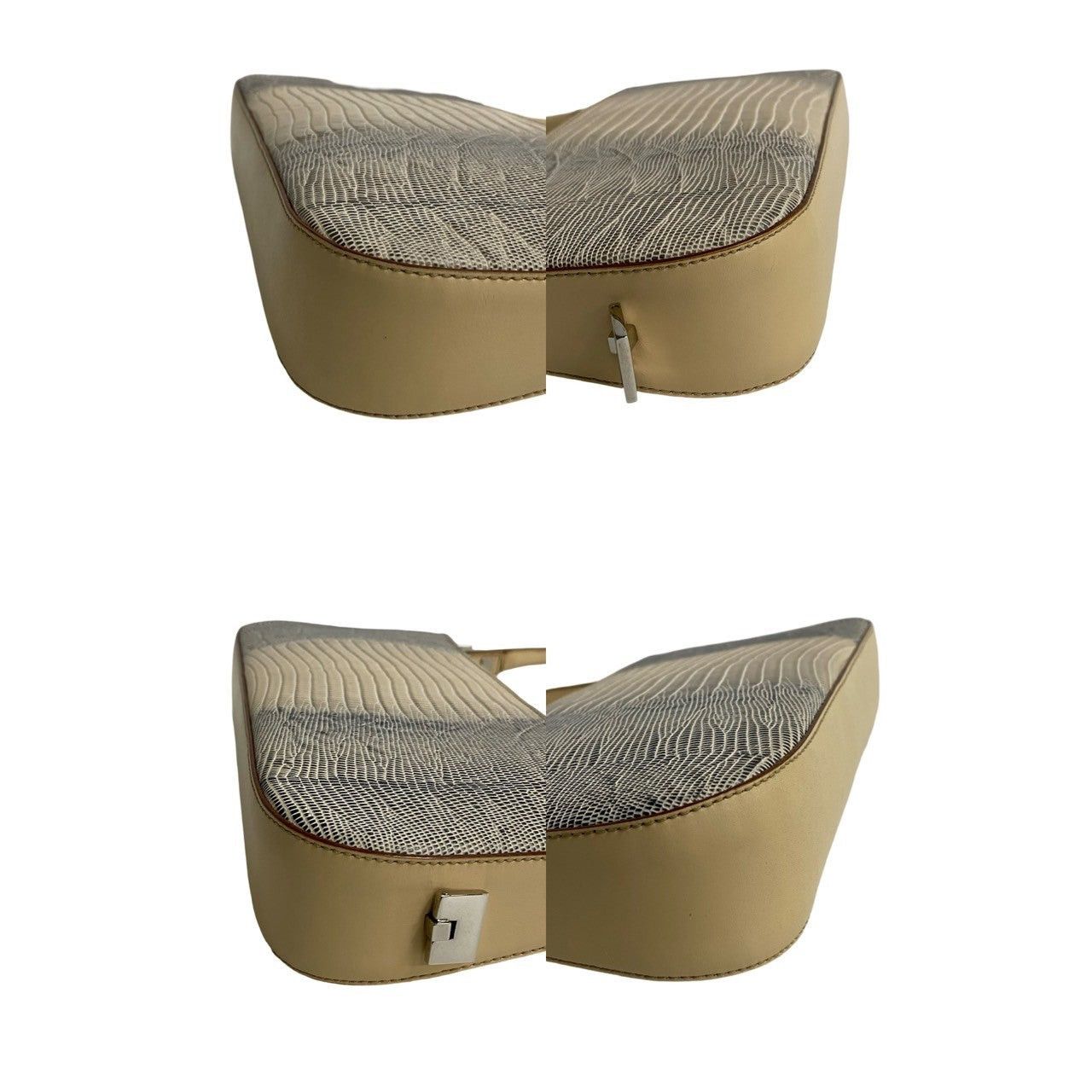 Salvatore Ferragamo Salvatore Ferragamo Shoulder Bag Neutrals Leather Size ONE SIZE - 7 Thumbnail