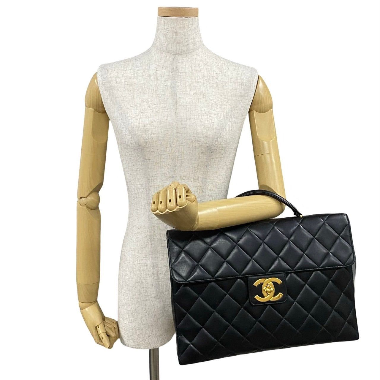 Chanel Chanel Handbag Black Leather Size ONE SIZE - 2 Thumbnail